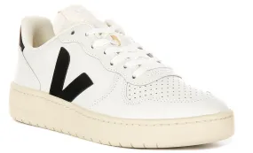 Veja V10 Prime Leather In White Black For Women Comfort Cushion