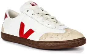 City Moves Soft Grip Veja Volley O.T. In White Red For Women