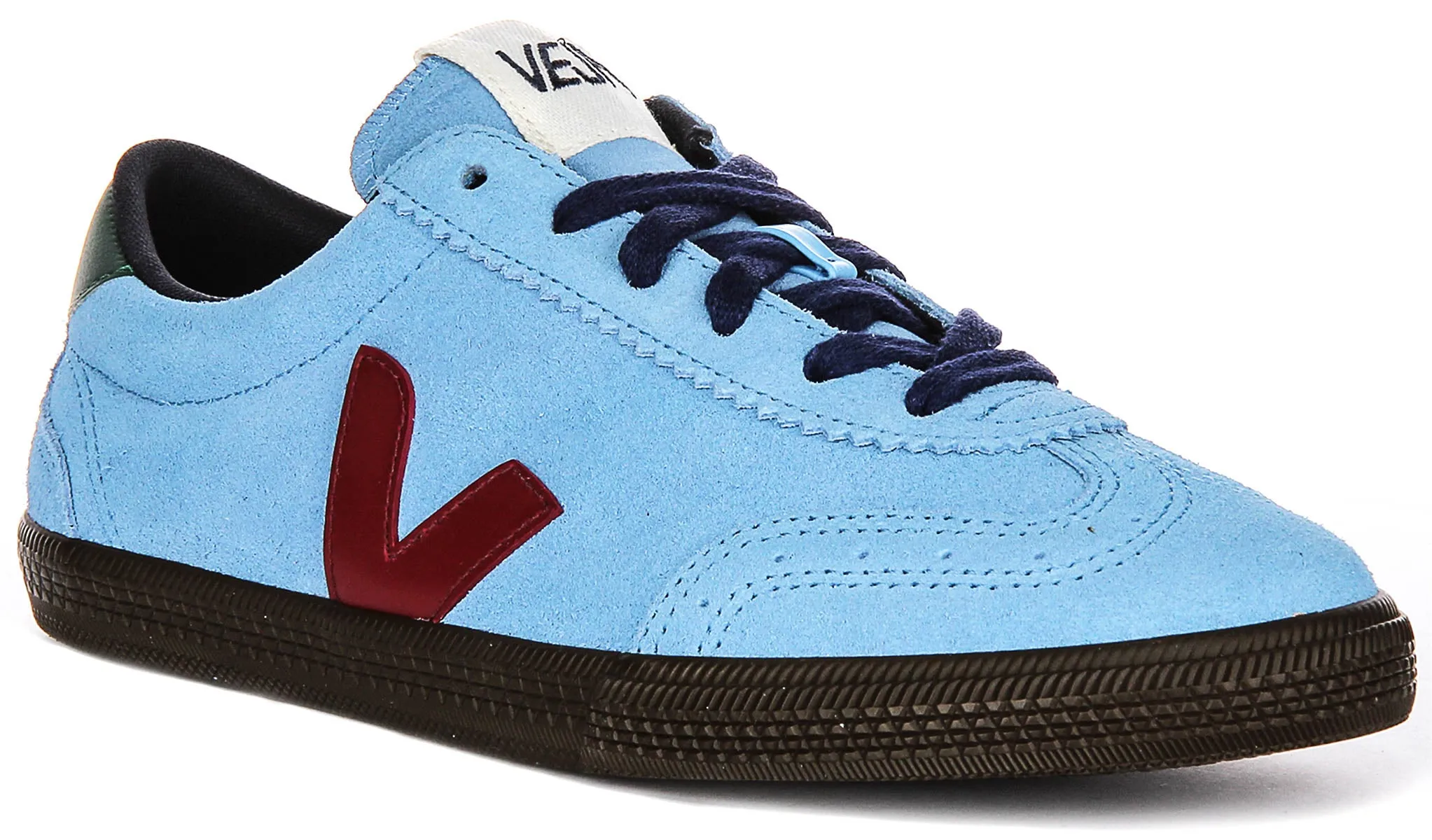 Dynamic Feet Foot Pressure Veja Volley Suede In Blue For Women