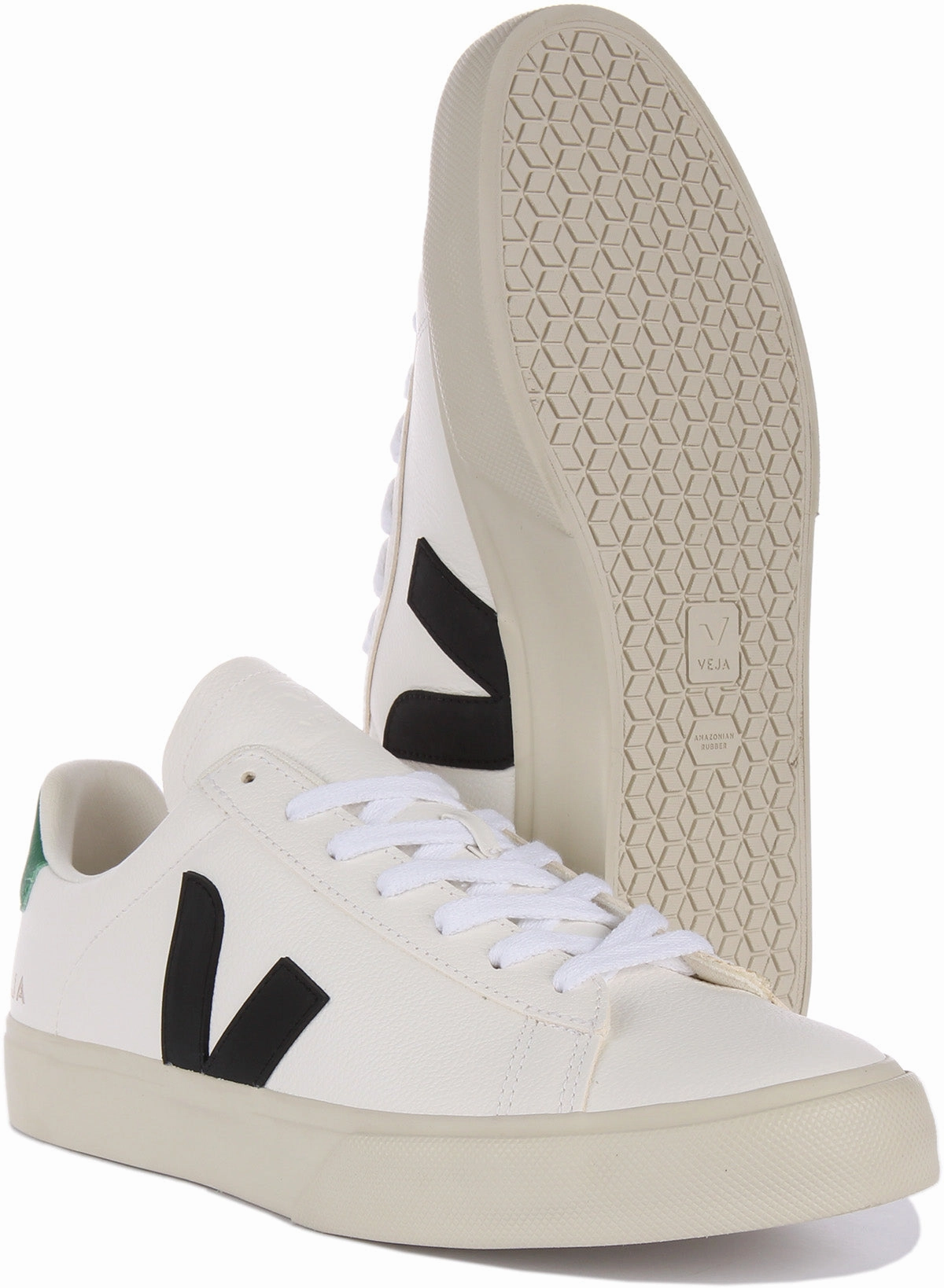 Veja Campo Chrome free In White Black Green For Men Quick Bounce