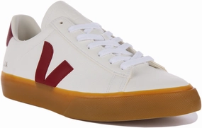 foot mobility Lean Build Veja Campo Chromefree In White Red For Women