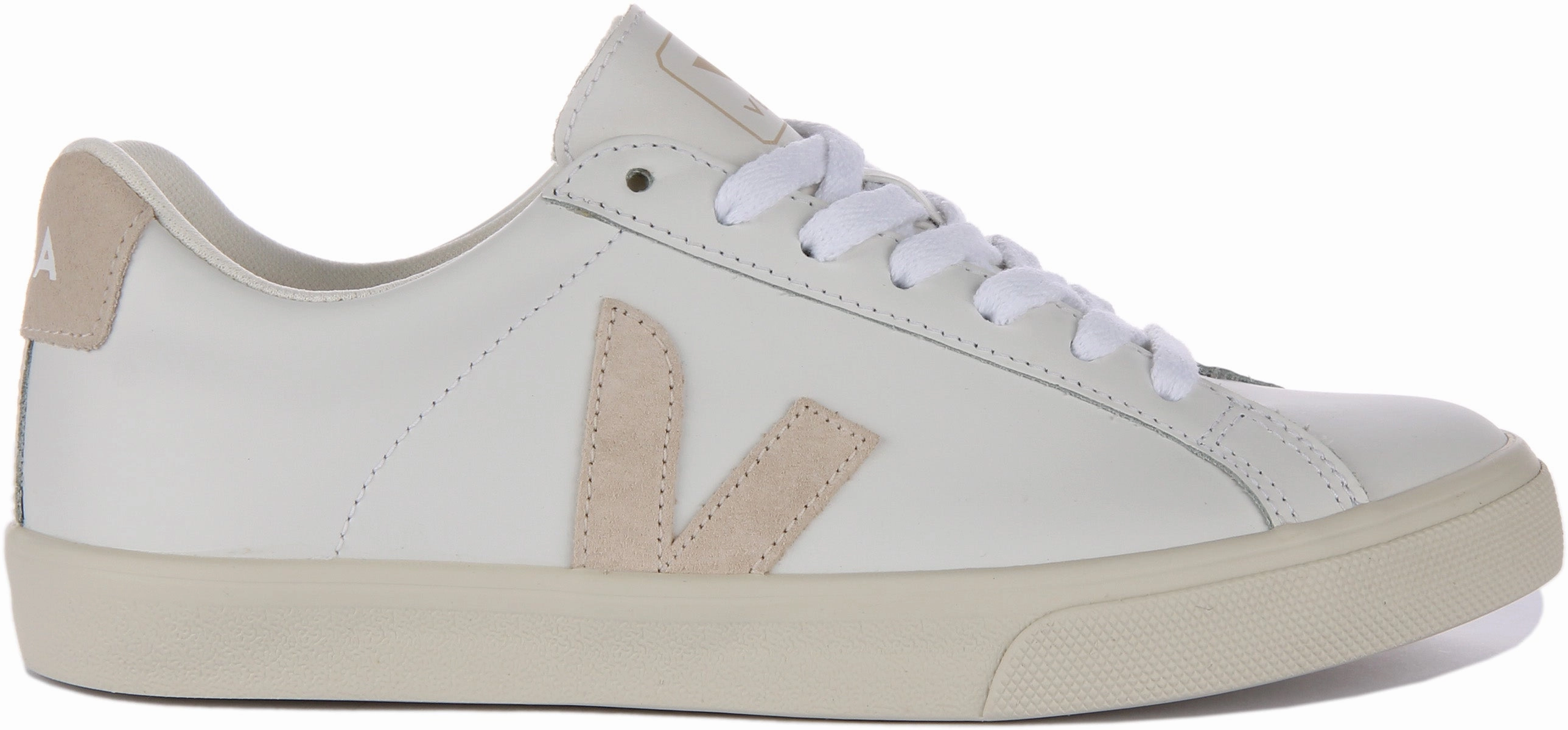 Veja Esplar Logo In White Beige For Men Light Grip