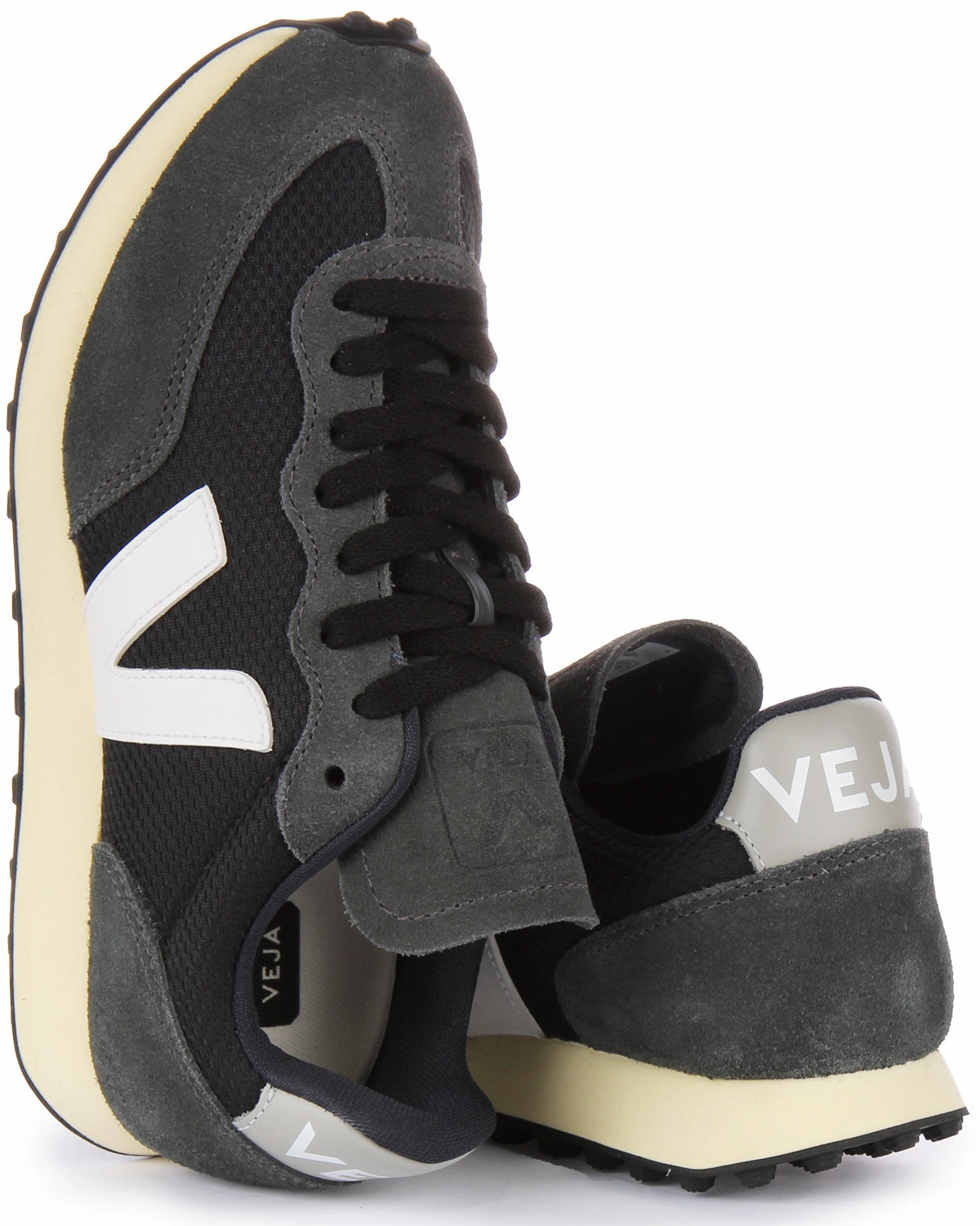 Veja Rio Branco In Black White For Women Midsole Comfort