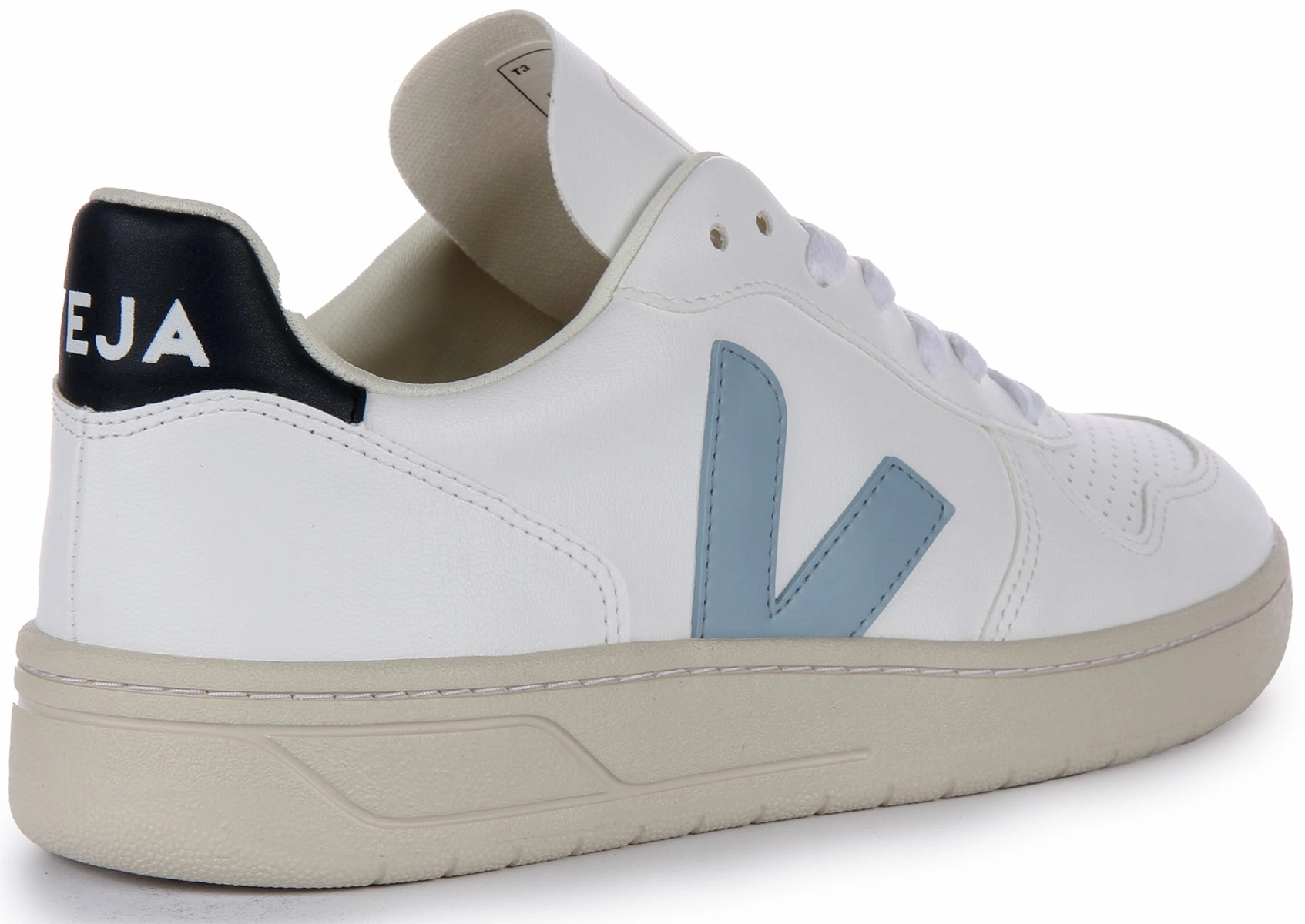 Veja V 10 Cwl In White Blue For Men Motion Secure