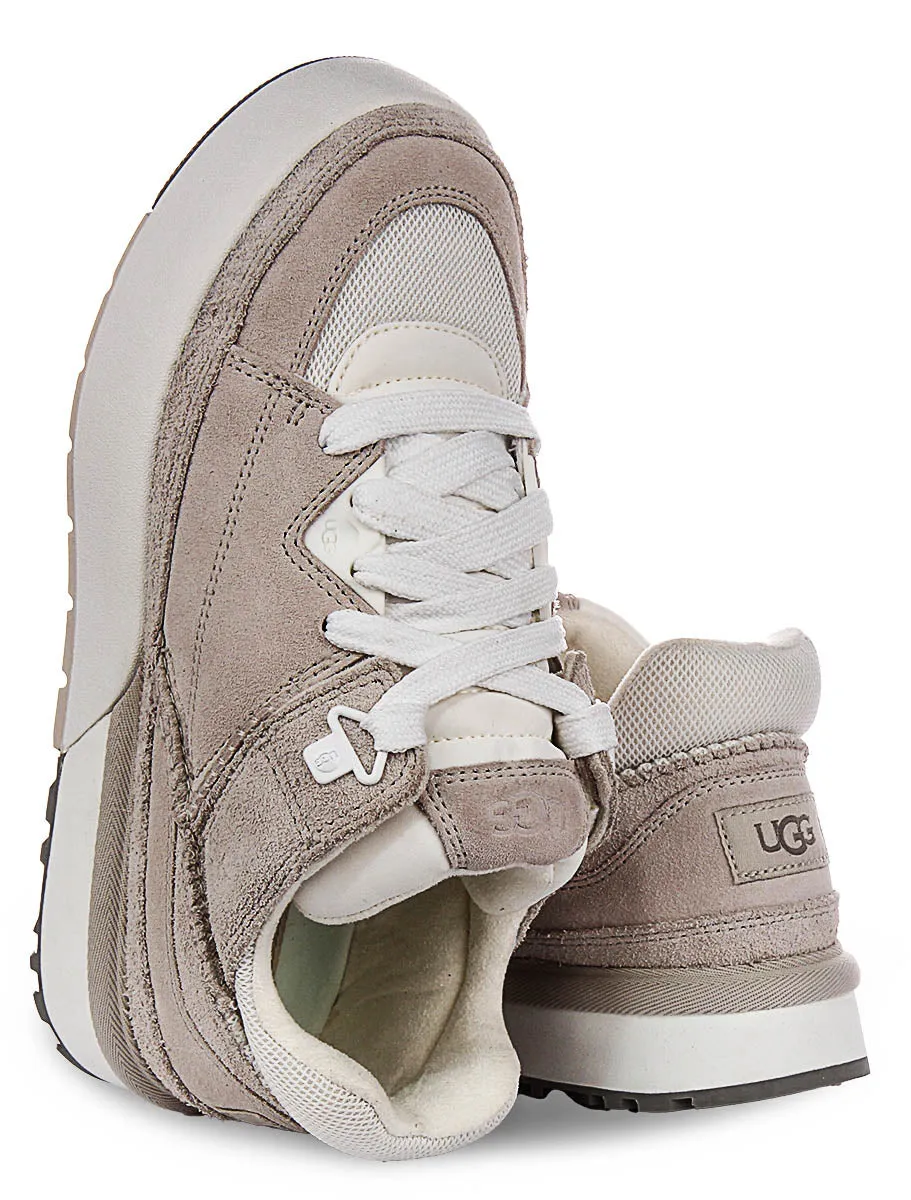 Vent Flow Ugg Australia Goldencush Trainer In Light Grey
