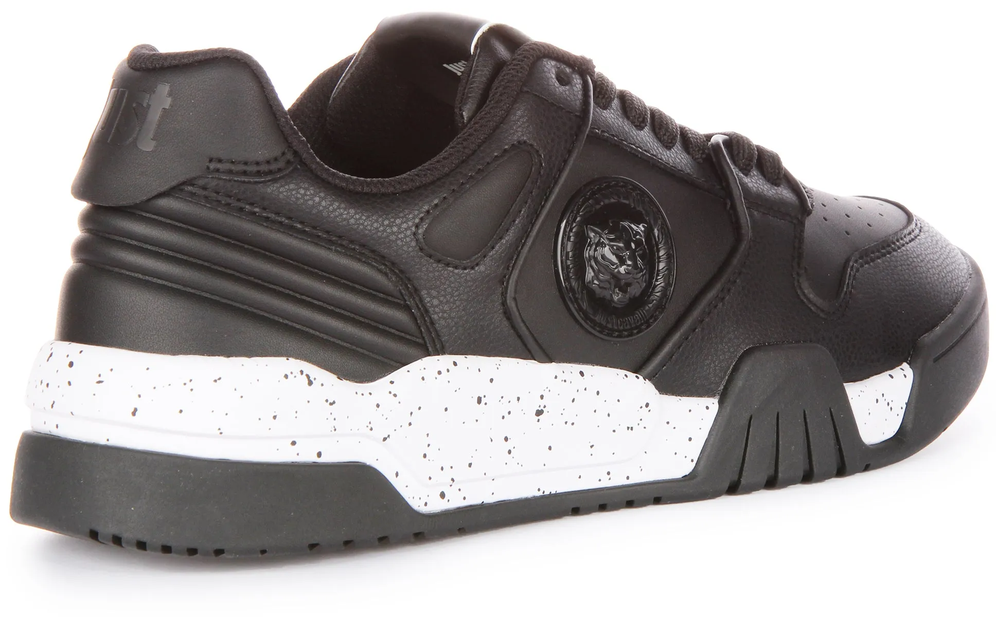 Vent Mesh Just Cavalli Fondo Style In Black White For Men