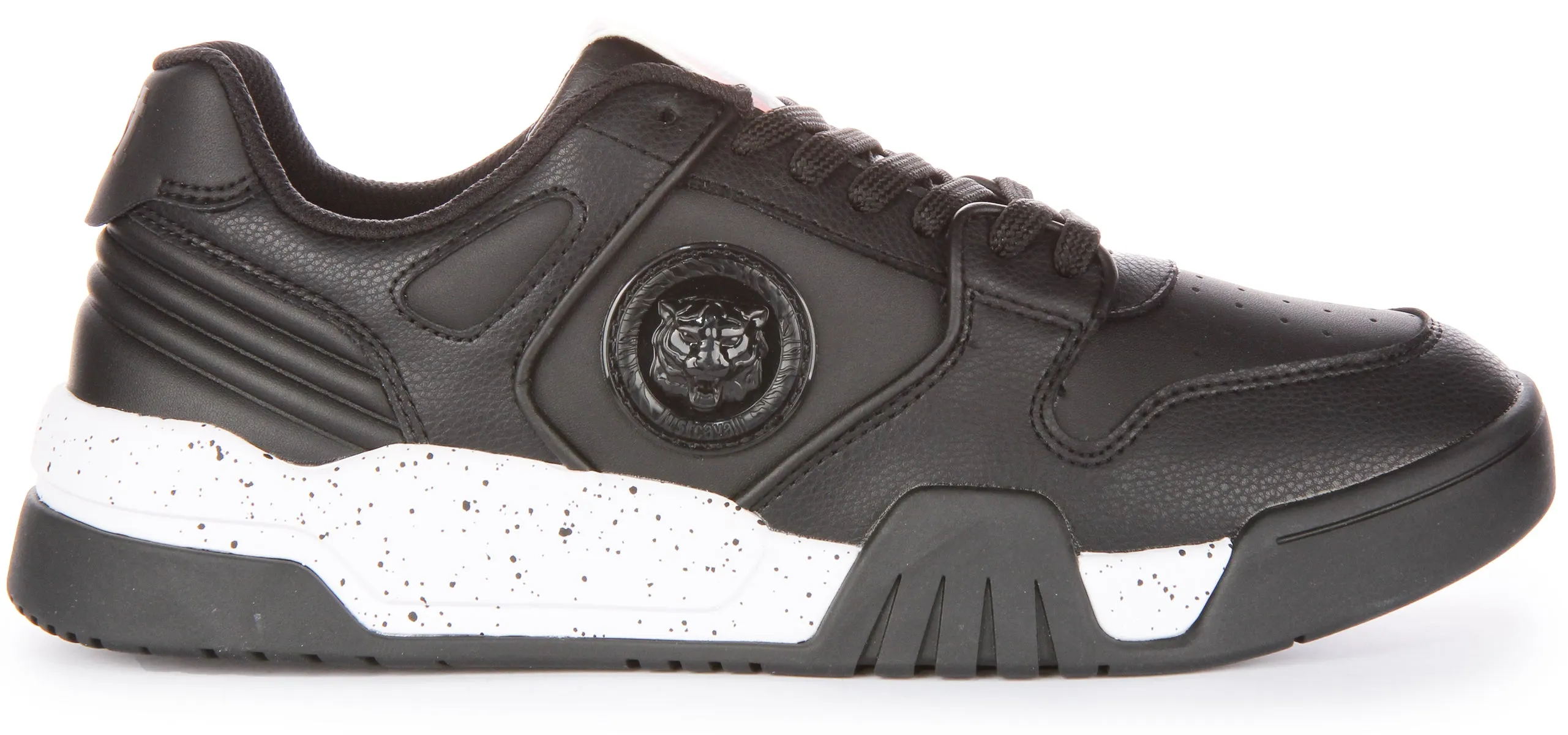 Vent Mesh Just Cavalli Fondo Style In Black White For Men