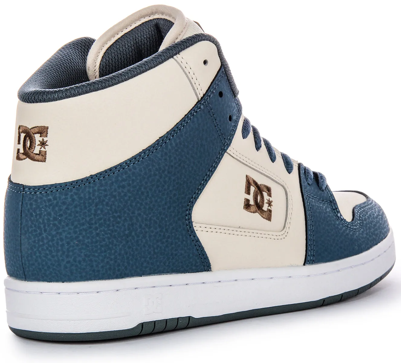 Vented Upper Dc Shoes Manteca 4 Hi In Blue Beige For Men