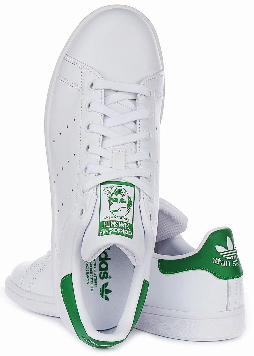 Ventilated Body Adidas Stan Smith In White Green