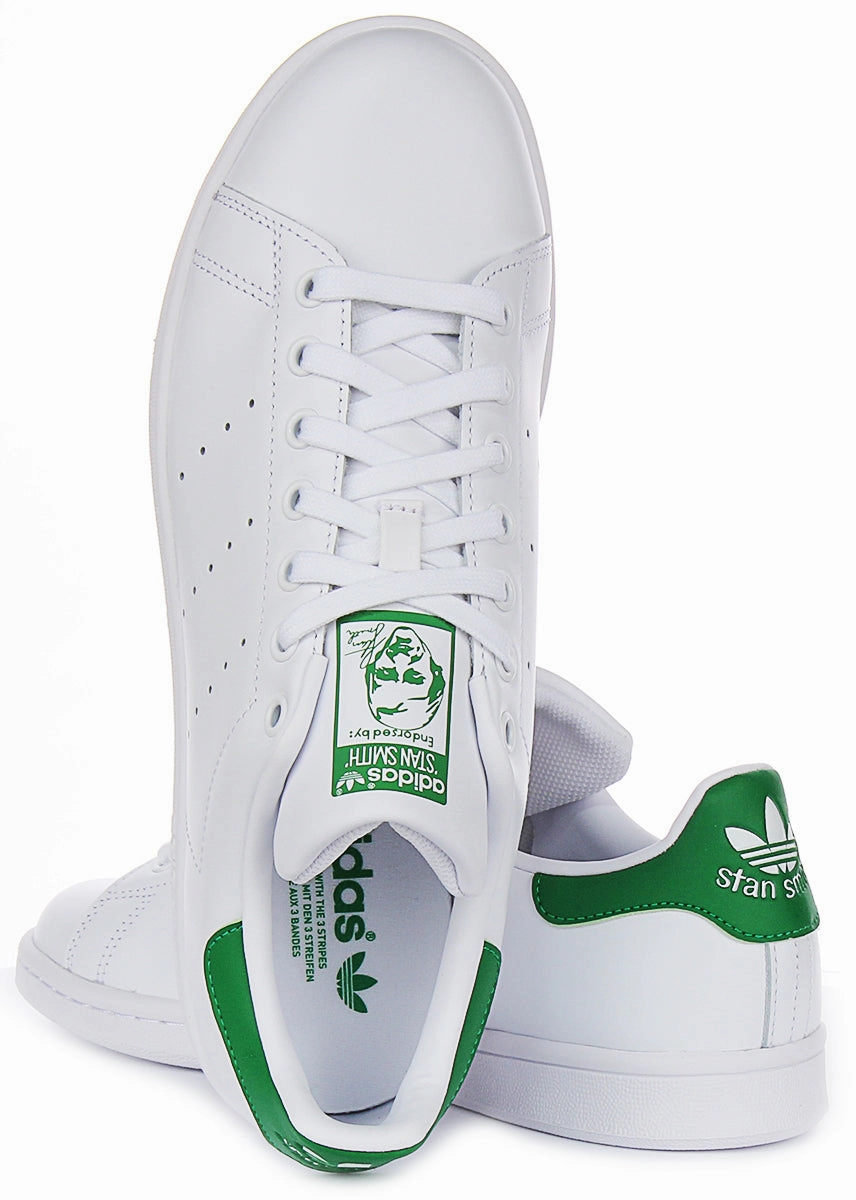 Ventilated Body Adidas Stan Smith In White Green