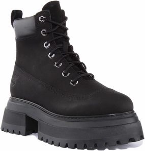 Timberland Sky 6 Inch Platform A428J In Black Long Hike