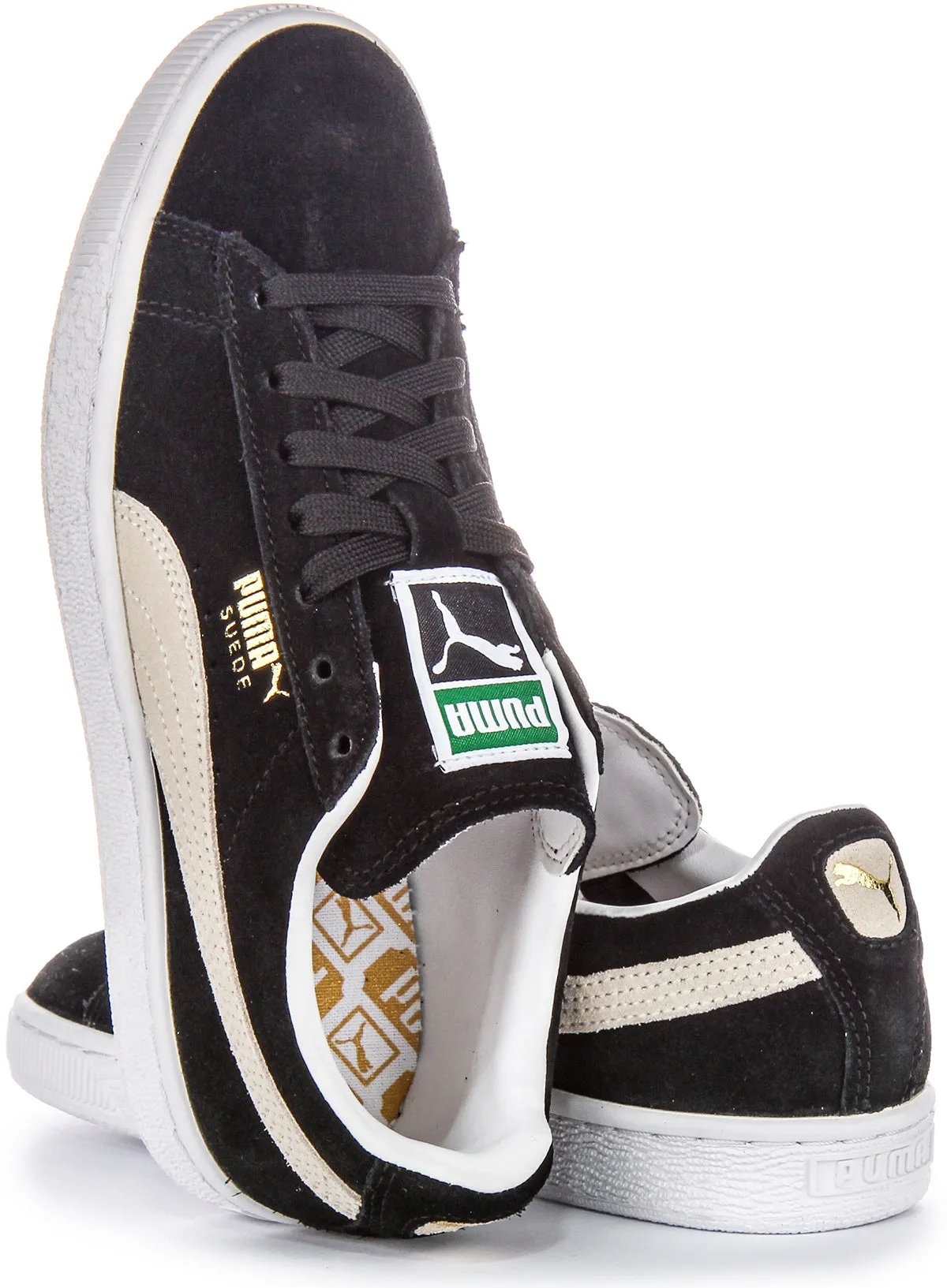 Versatile Wear Puma Suede Classic  In Black White
