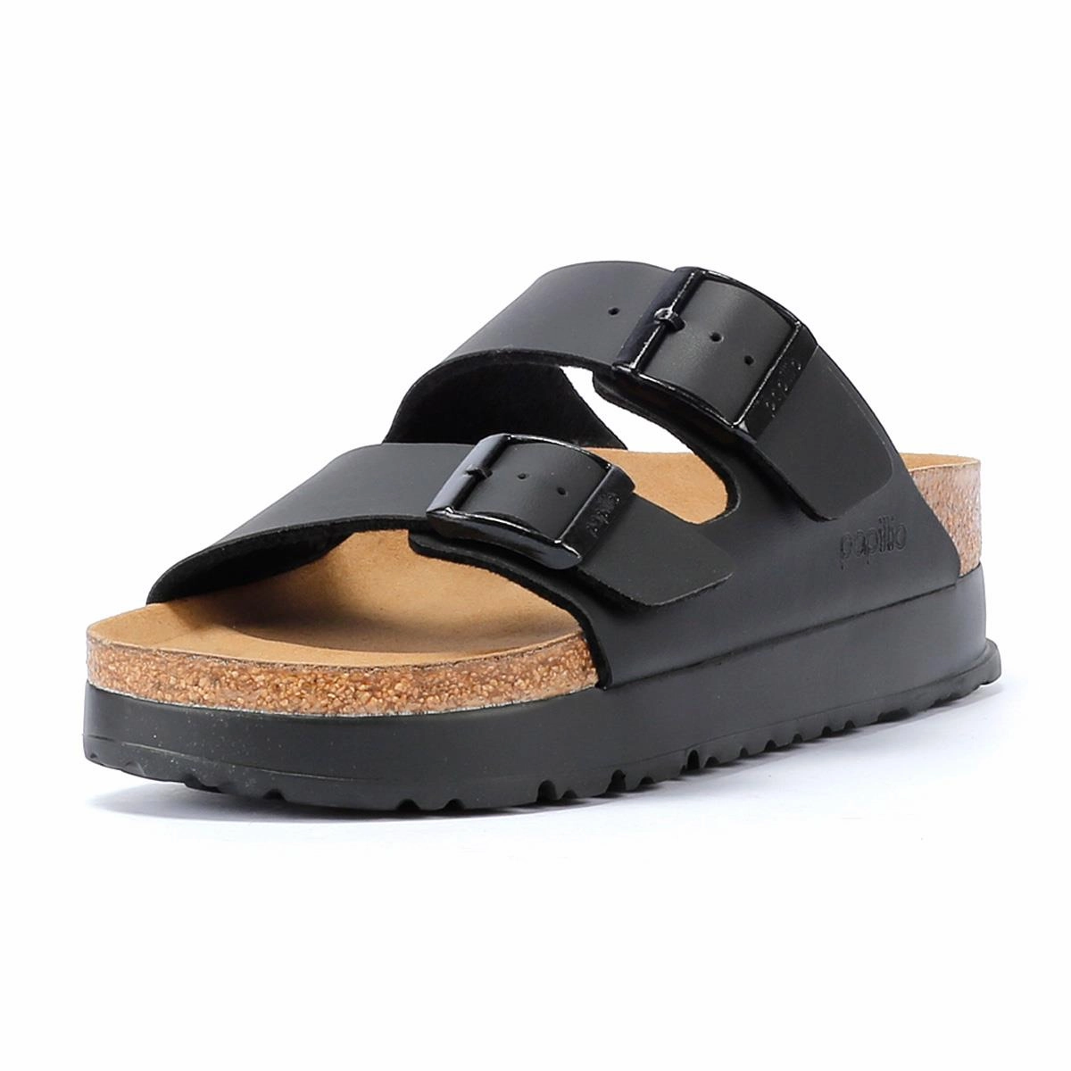 Versatile Comfort Birkenstock Arizona Flex Platform Women's Black Narrow Sandals