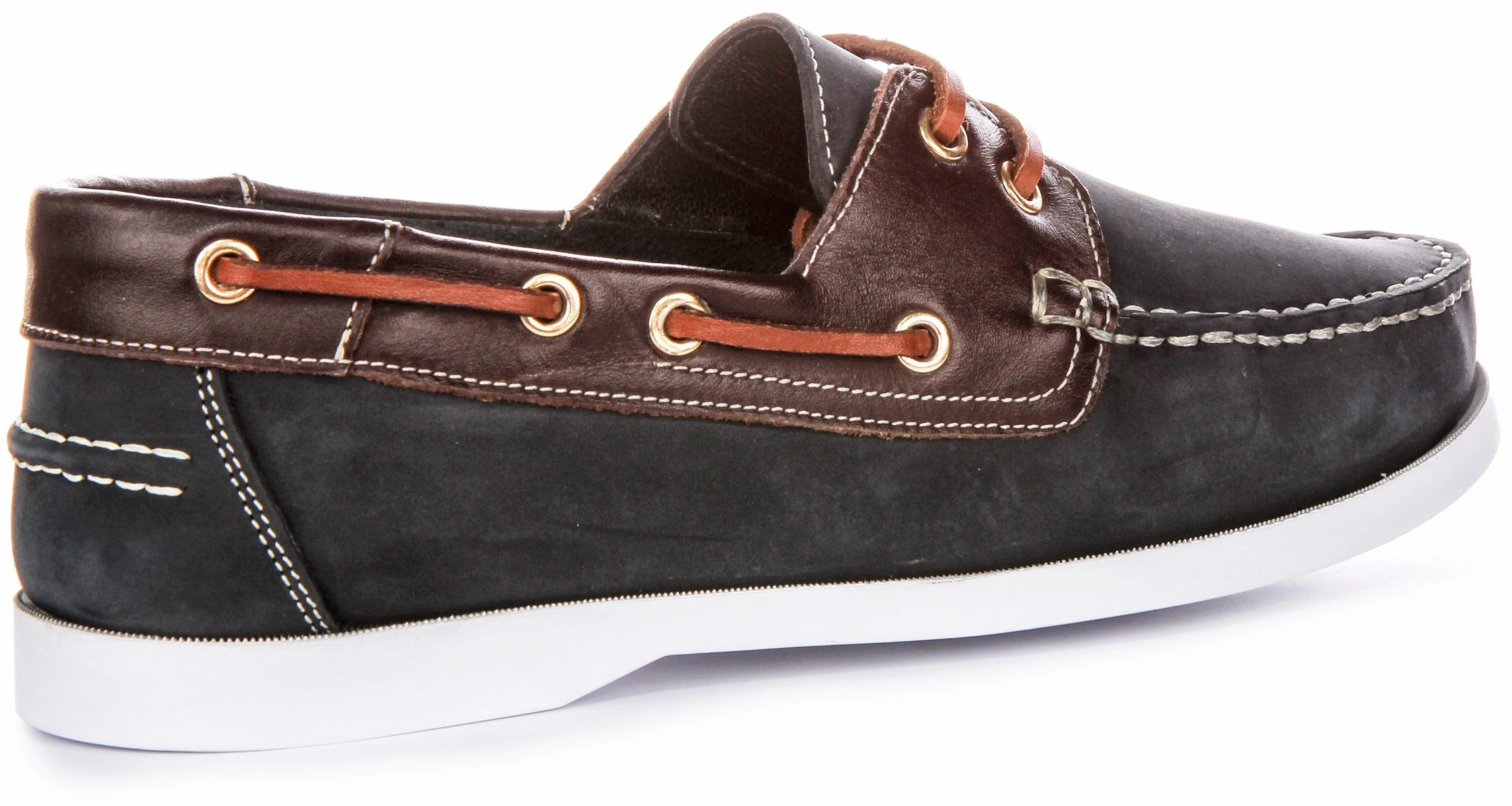 Versatile Comfort Justinreess England Bay In Navy Brown For Men