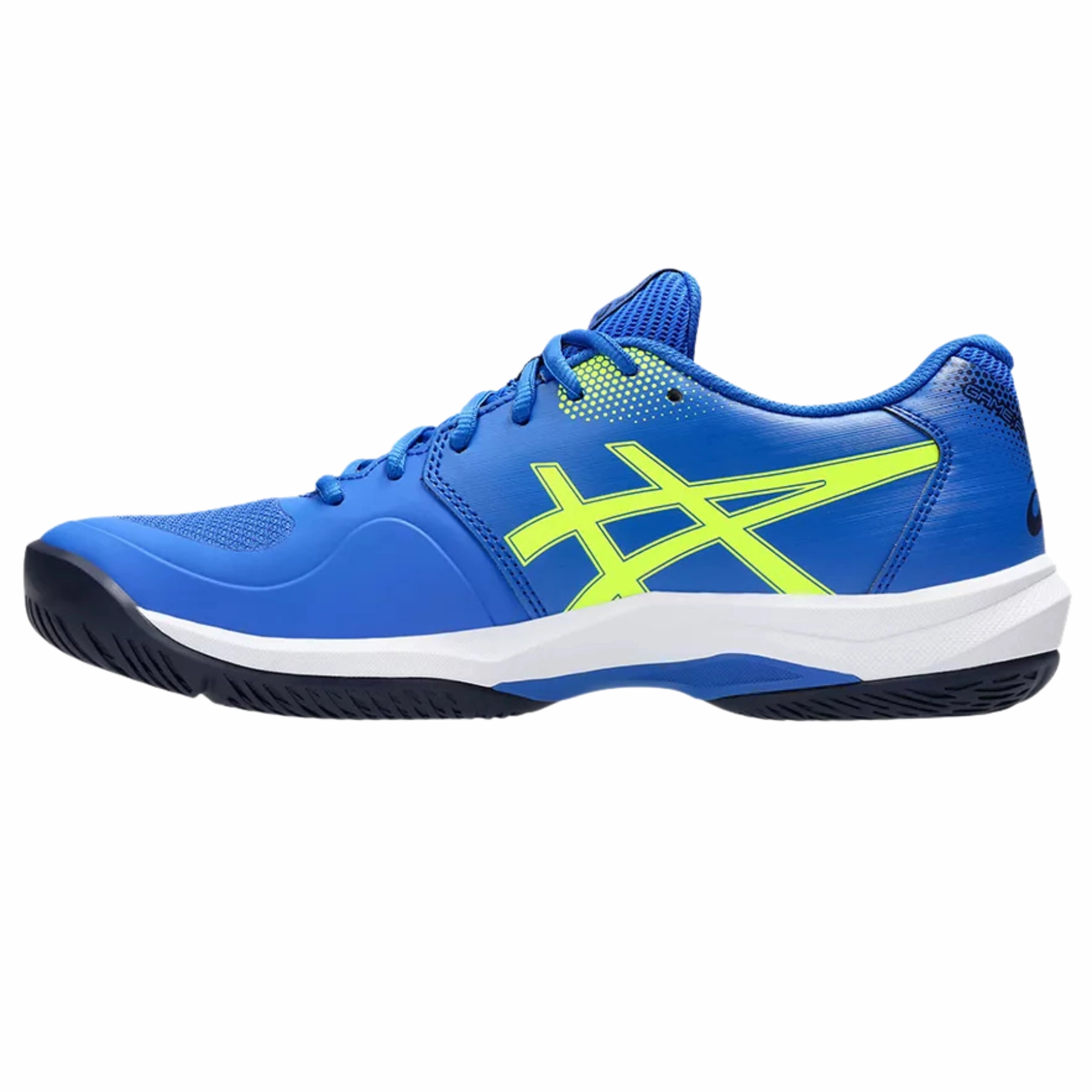 Versatile Motion Asics Game FF Pickleball Shoes - Illusion Blue / Safety Yellow