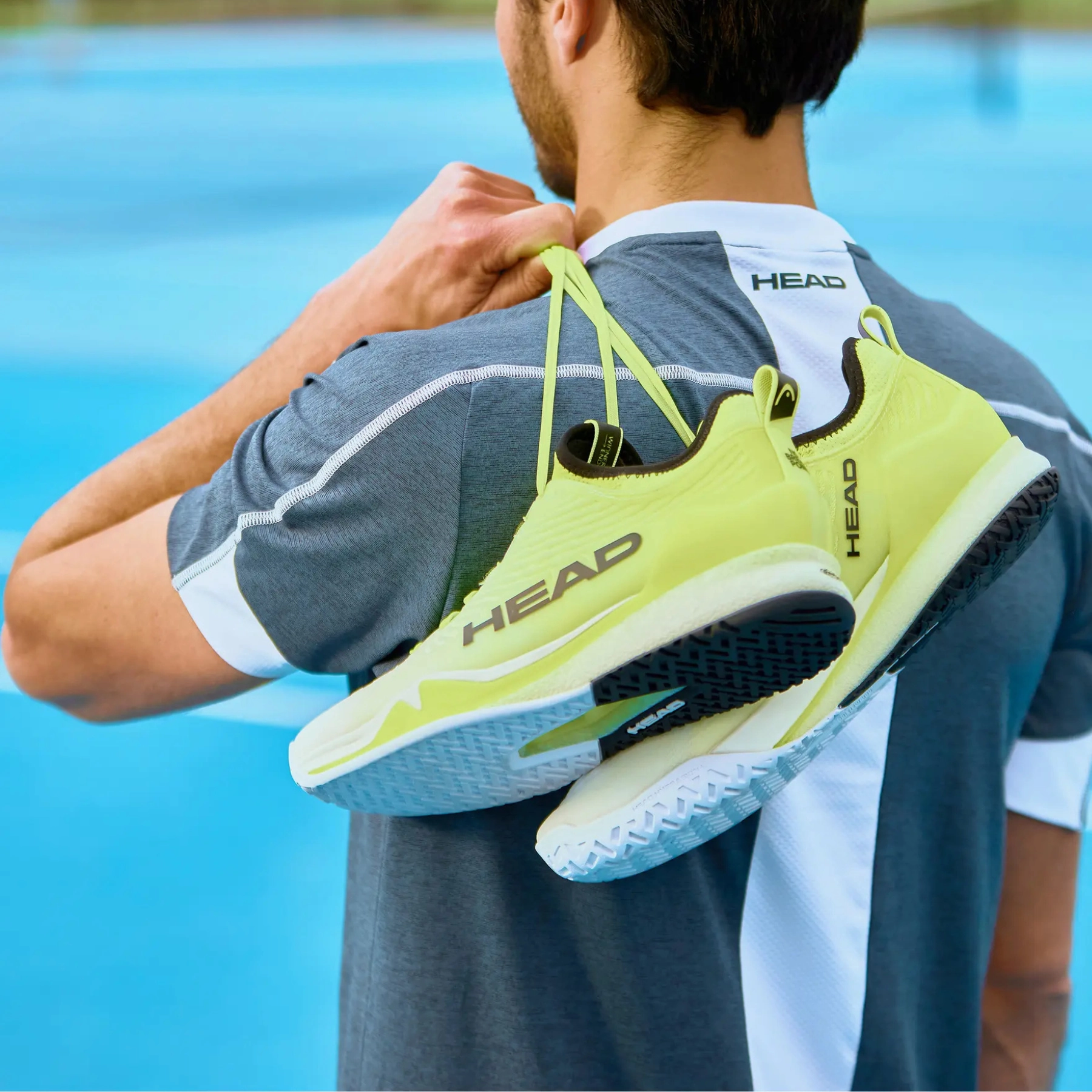 Head Endure Pro Men Tennis Shoes - Yellow/White