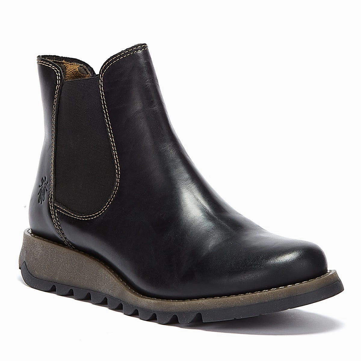 Versatile Wear Fly London Salv Womens Black Leather Boots