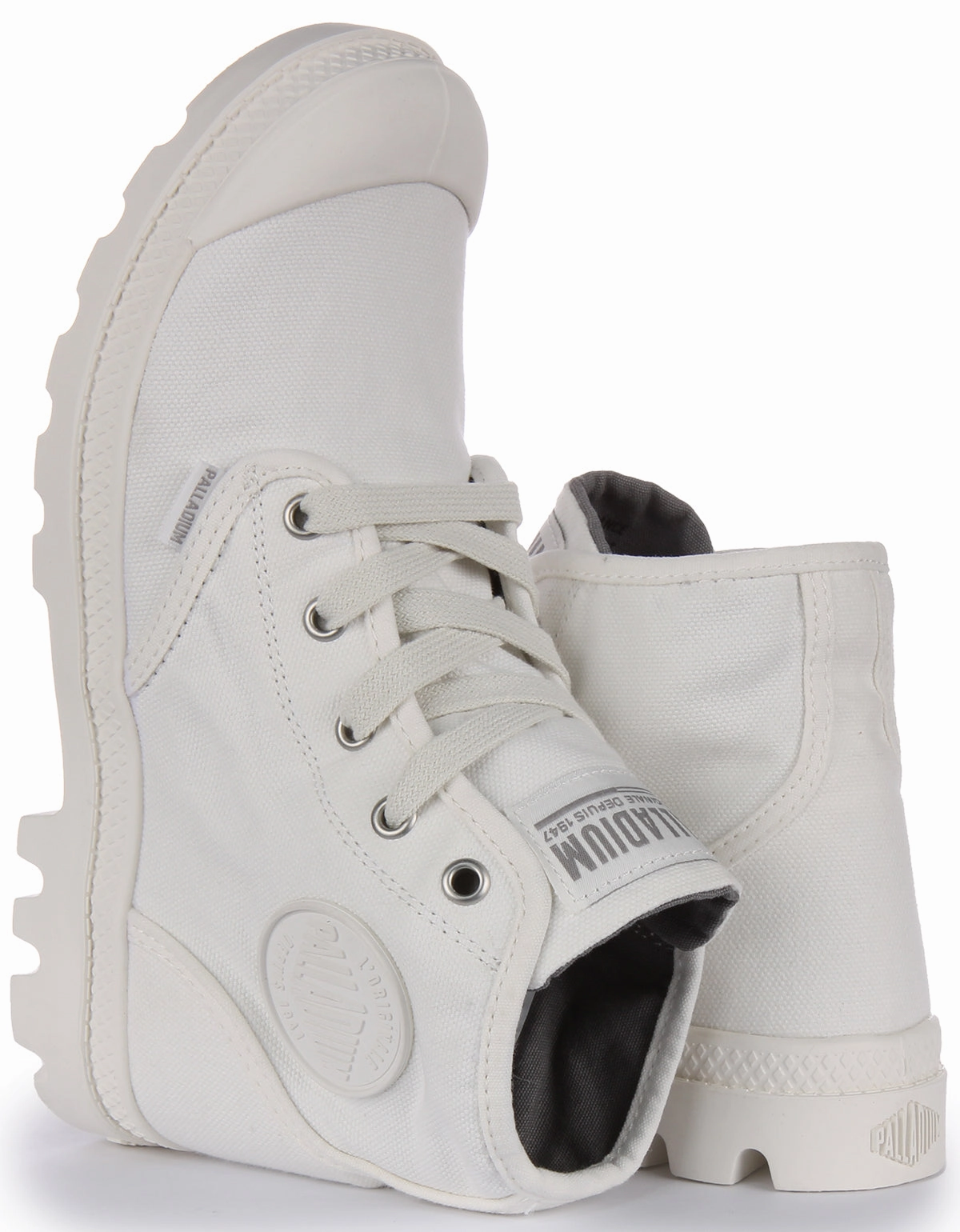 Vibram Sole Palladium Pampa Hi In White For Women