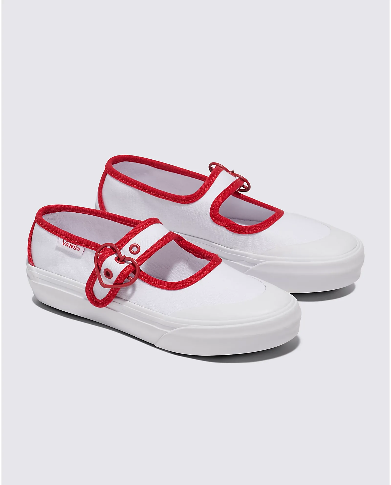 VANS Mary Jane Kids Love Vans True White Red VN000CYKYF9 (LF) Fashion Appeal Comfort System