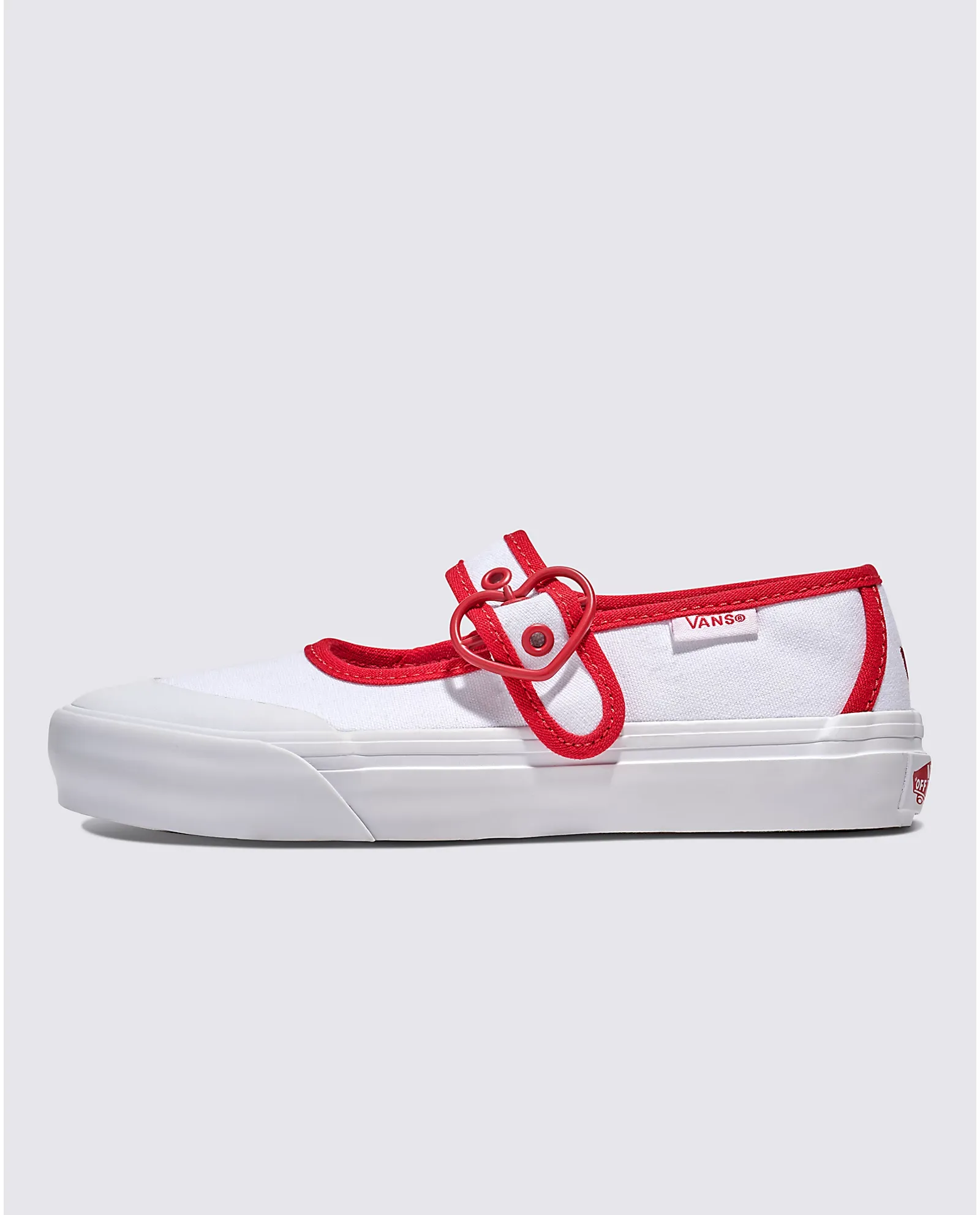 Vibrant lining VANS Mary Jane Kids Love Vans True White Red VN000CYKYF9 (LF)