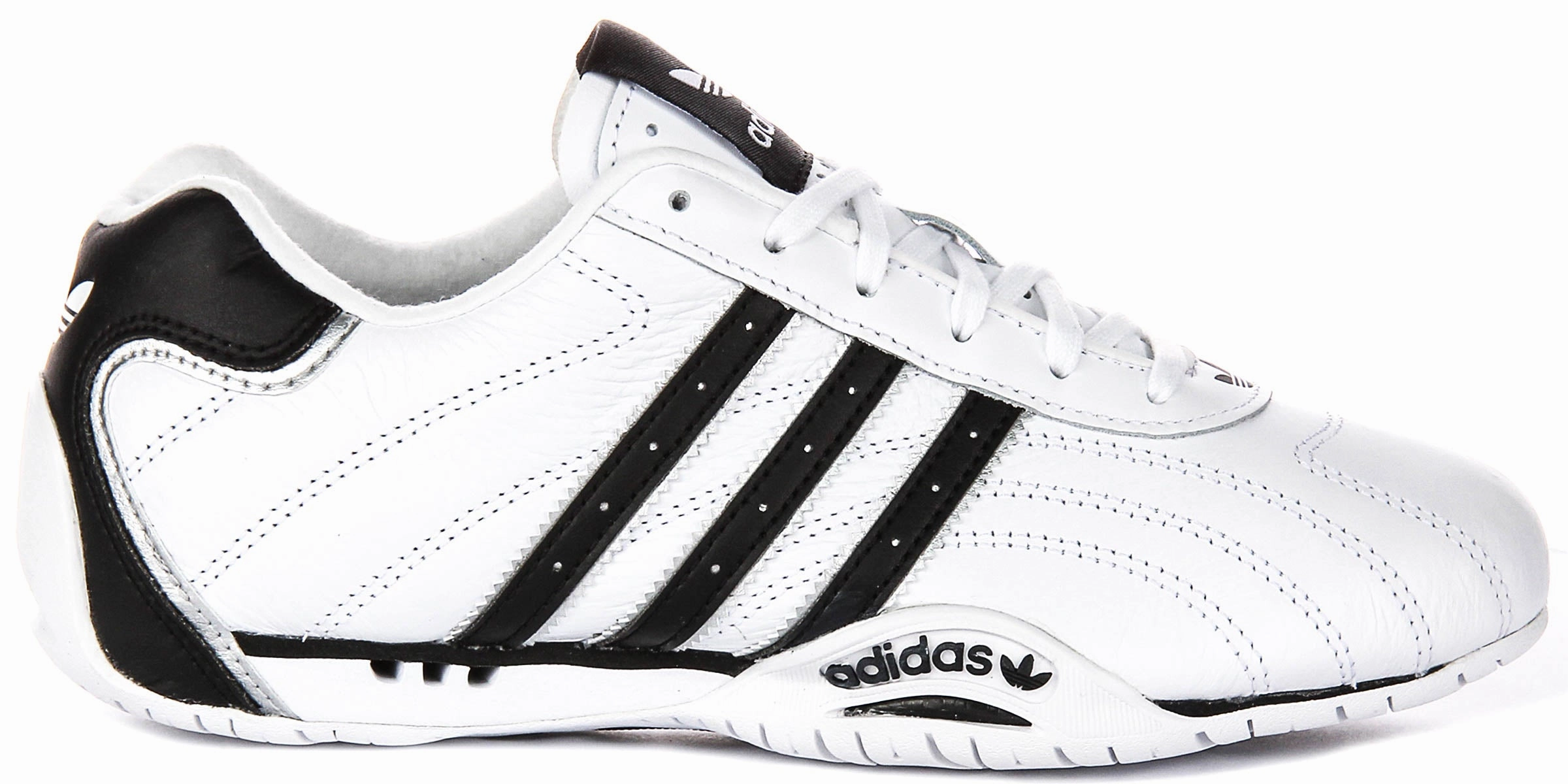 Vibrant color Adidas Adiracer Lo In White Black