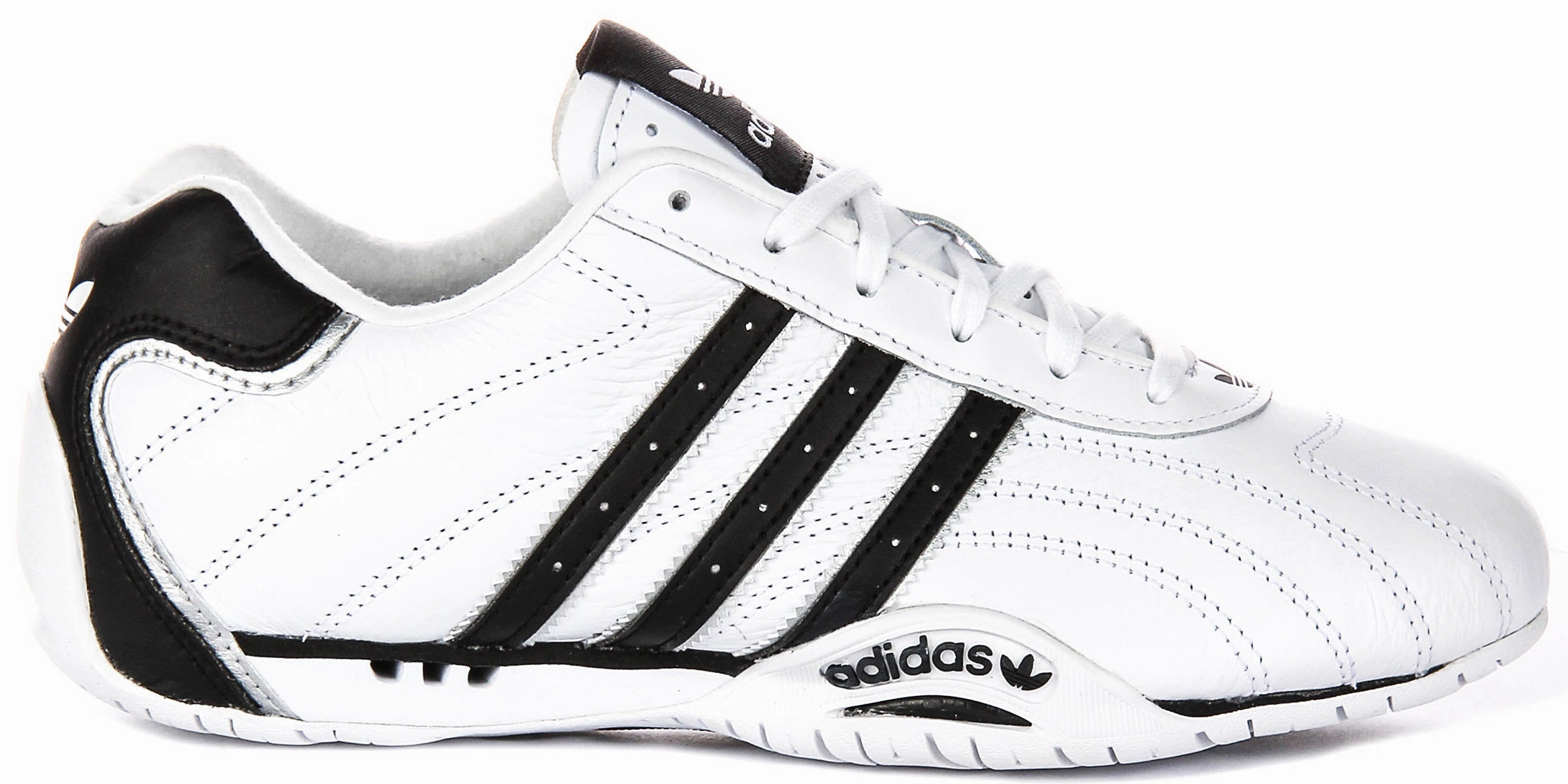 Vibrant color Adidas Adiracer Lo In White Black