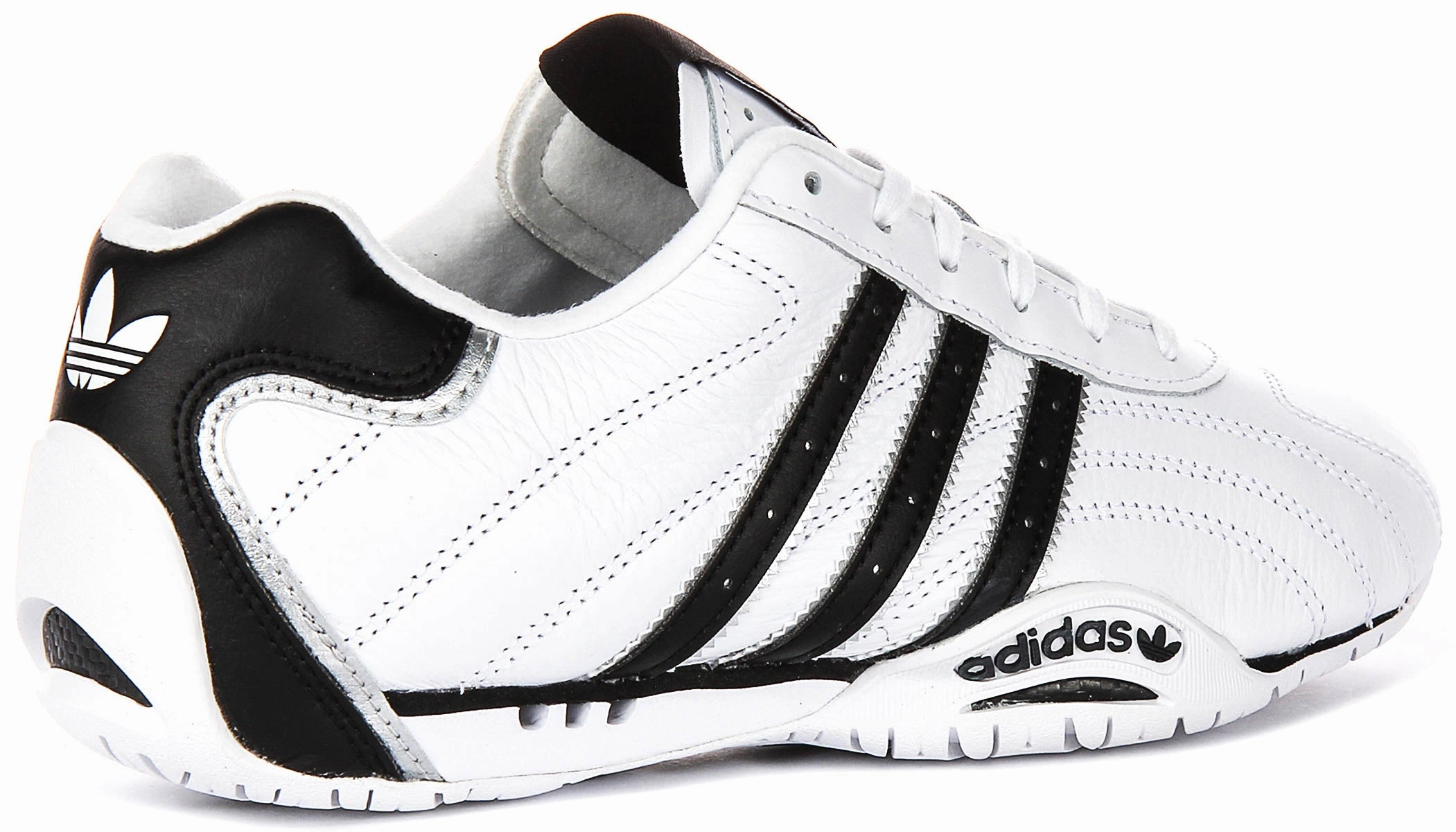 Vibrant color Adidas Adiracer Lo In White Black