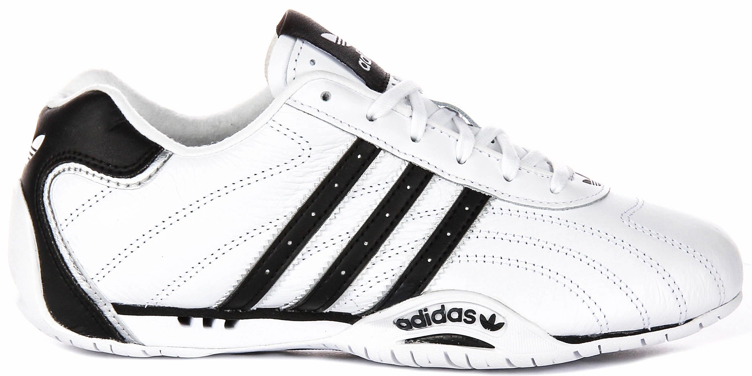 Vibrant color Adidas Adiracer Lo In White Black