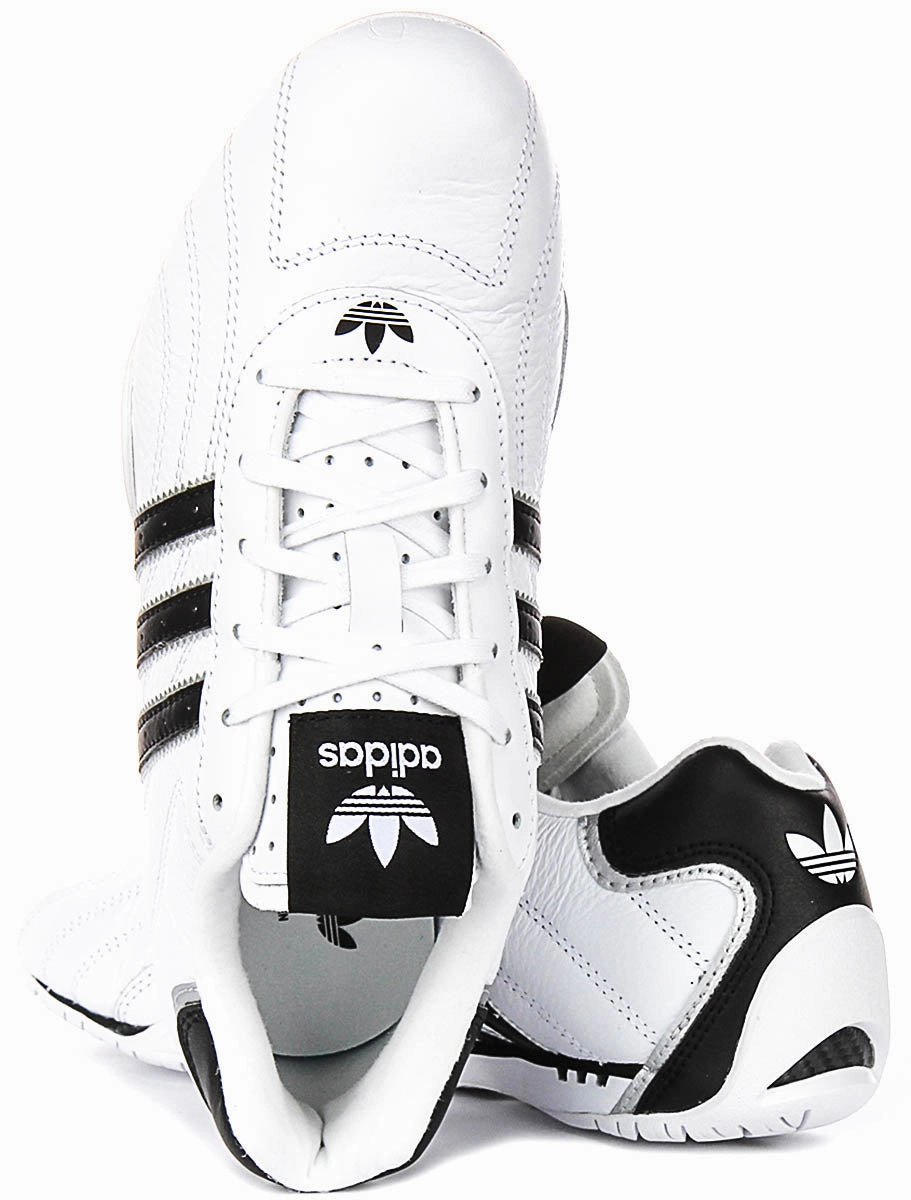 Vibrant color Adidas Adiracer Lo In White Black