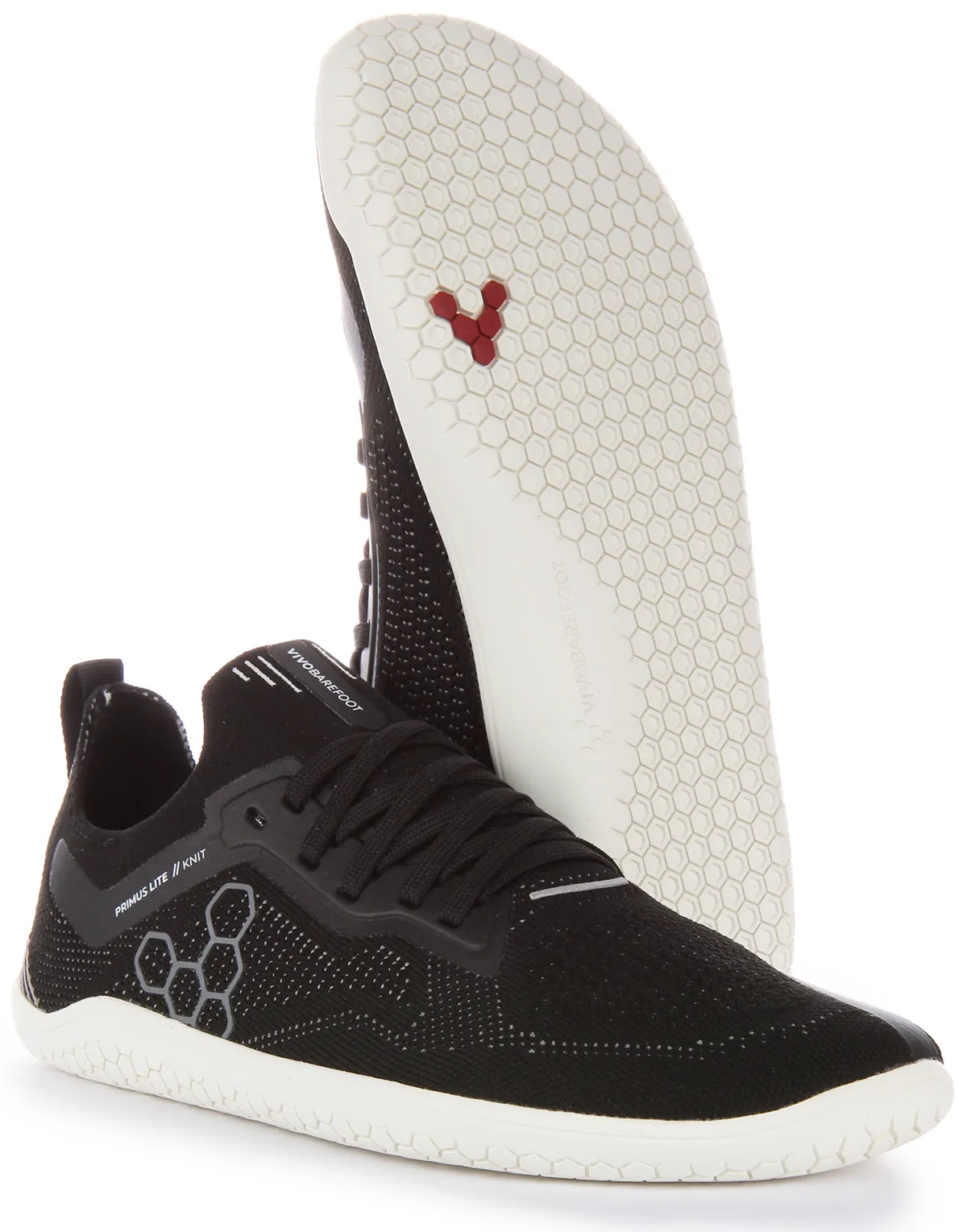 Vivobarefoot Primus Lite Knit In Black For Men Endurance Ready