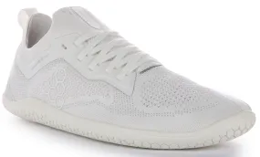 Sweat Mesh Vivobarefoot Primus Lite Knit In White For Men