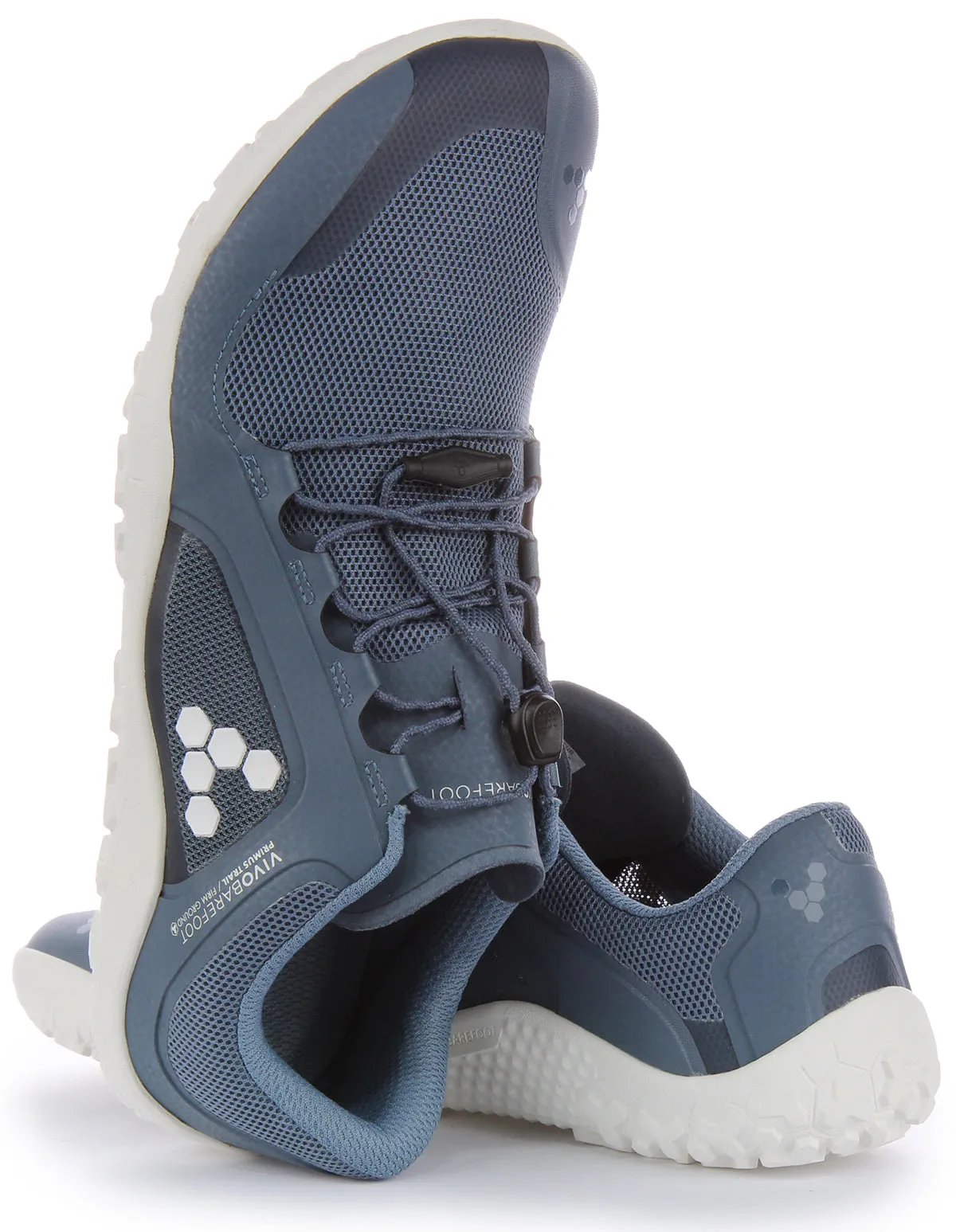 Vivobarefoot Primus Trail II Knit FG In Aqua Ocean For Men Lasting Build
