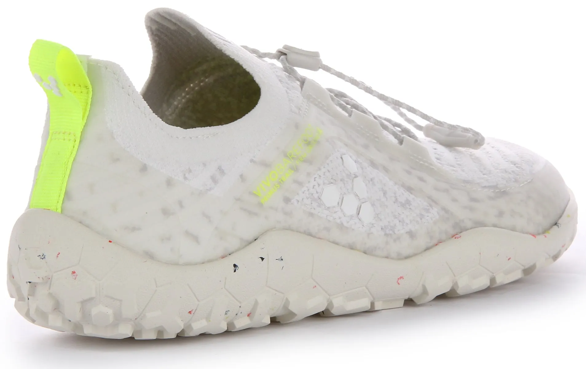 Vivobarefoot Primus Trail Knit FG In Grey For Men Grip Lock