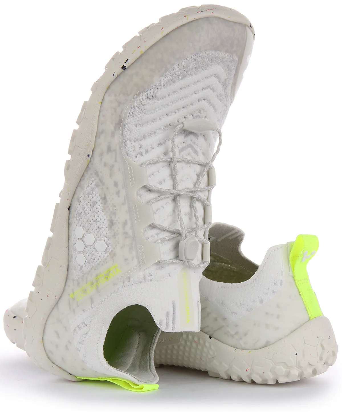 Vivobarefoot Primus Trail Knit FG In Grey For Men Grip Lock