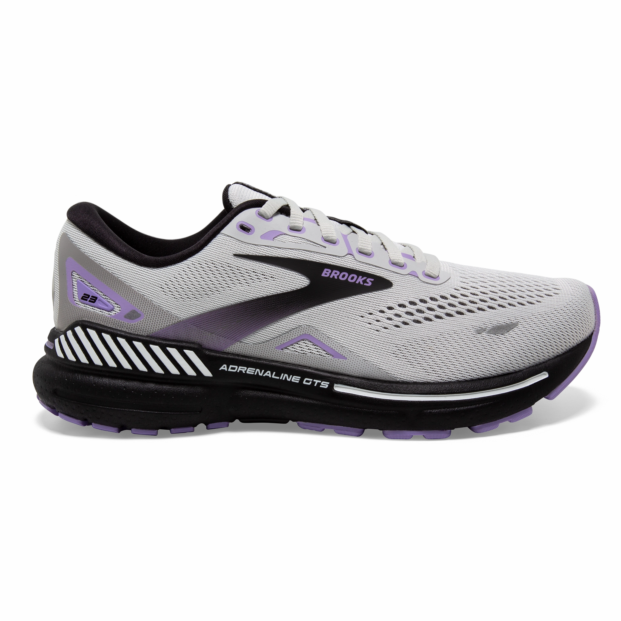 W Brooks Adrenaline GTS 23 Grey/Black/Purple High - End Performance