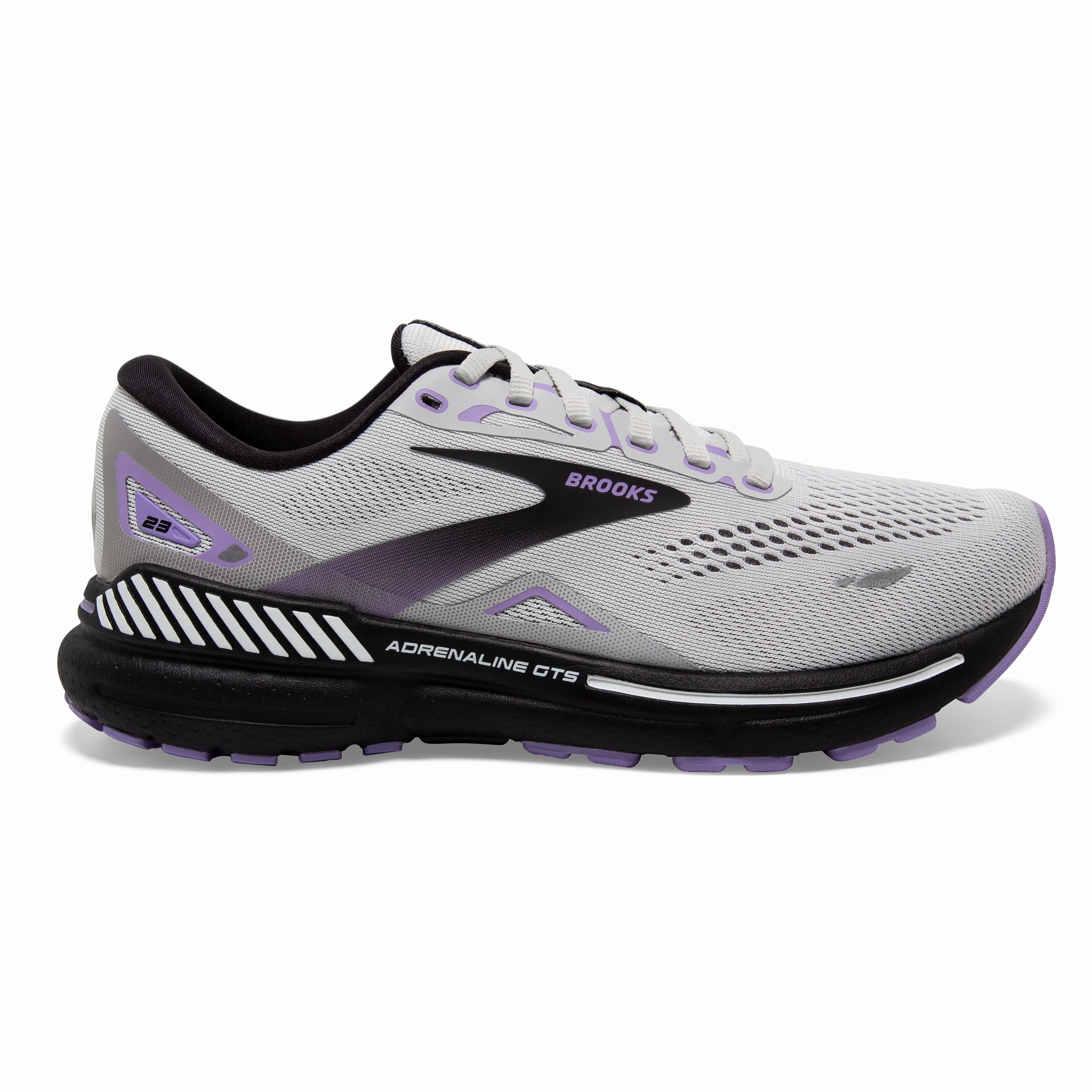 W Brooks Adrenaline GTS 23 Grey/Black/Purple High - End Performance