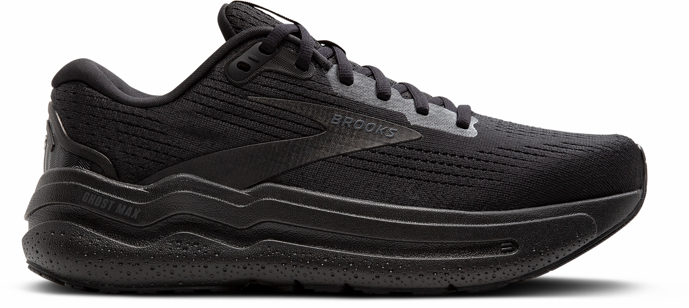 W Brooks Ghost Max 2 Black/Black/Ebony All - Surface Adaptability Features