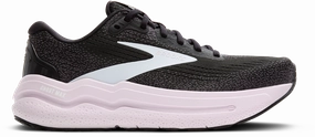 W Brooks Ghost Max 2 Black White Orchid Ice