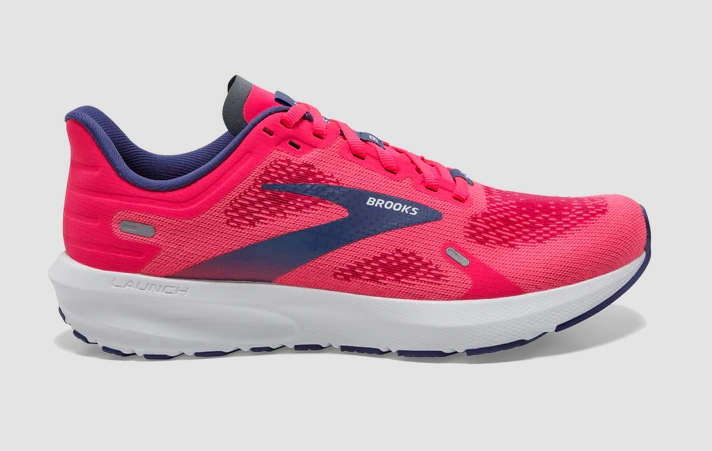 W Brooks Launch 9, B Breathable shoe lining