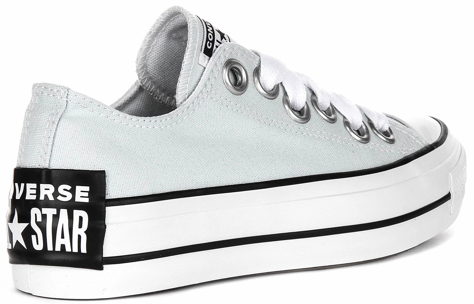 Walk Friendly Converse All Star Platform Sketch Low A10426C In Light Blue