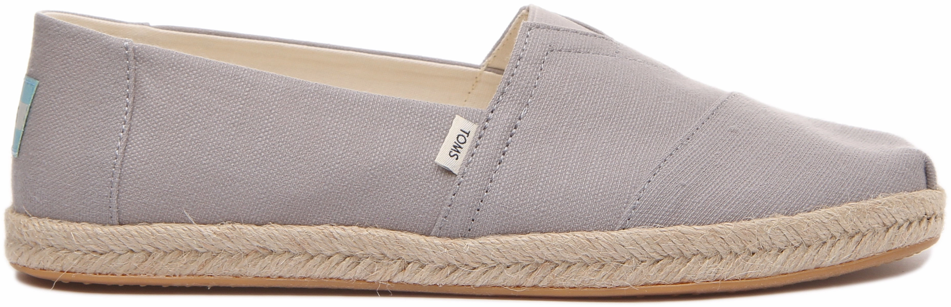 Walk Friendly Fit Toms Alpargata Rope In Grey For Men