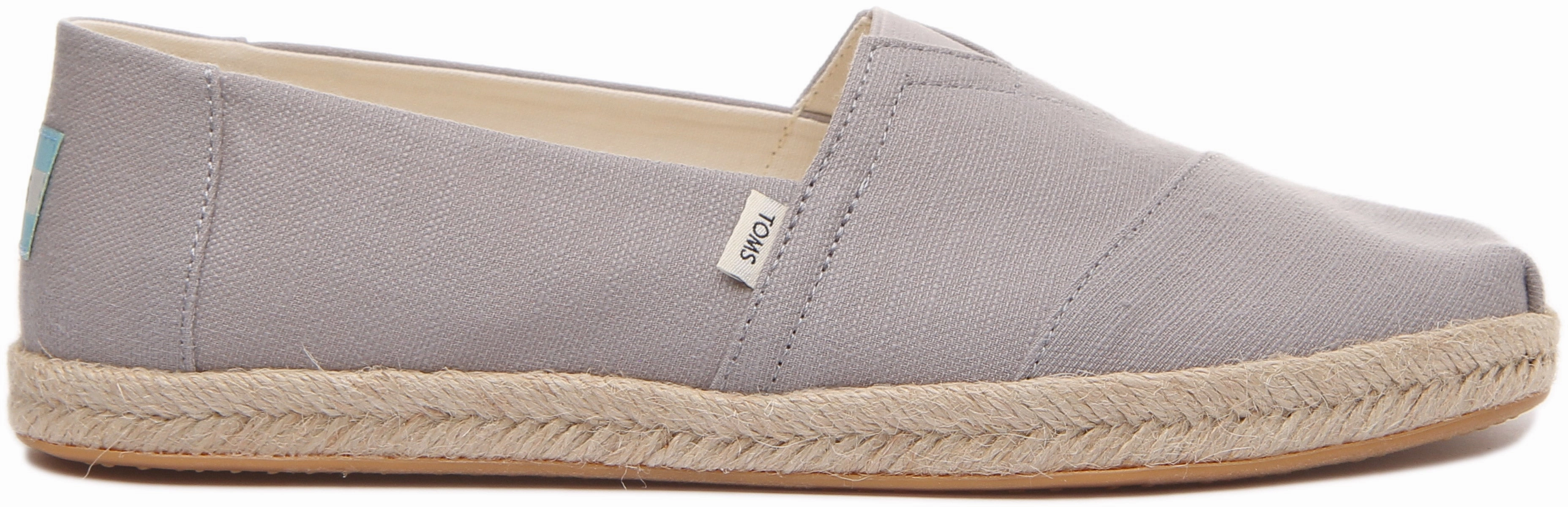 Walk Friendly Fit Toms Alpargata Rope In Grey For Men