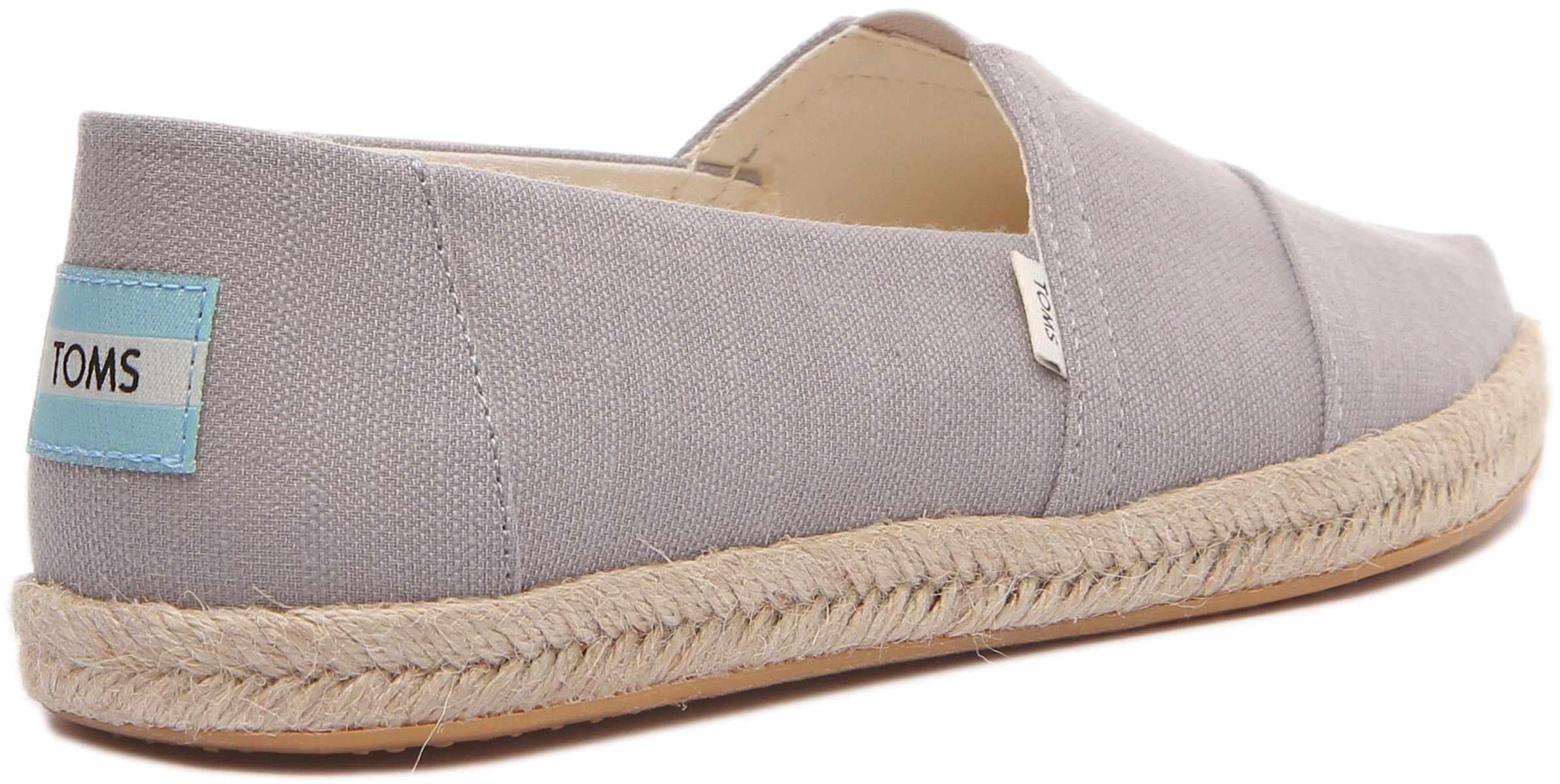 Walk Friendly Fit Toms Alpargata Rope In Grey For Men