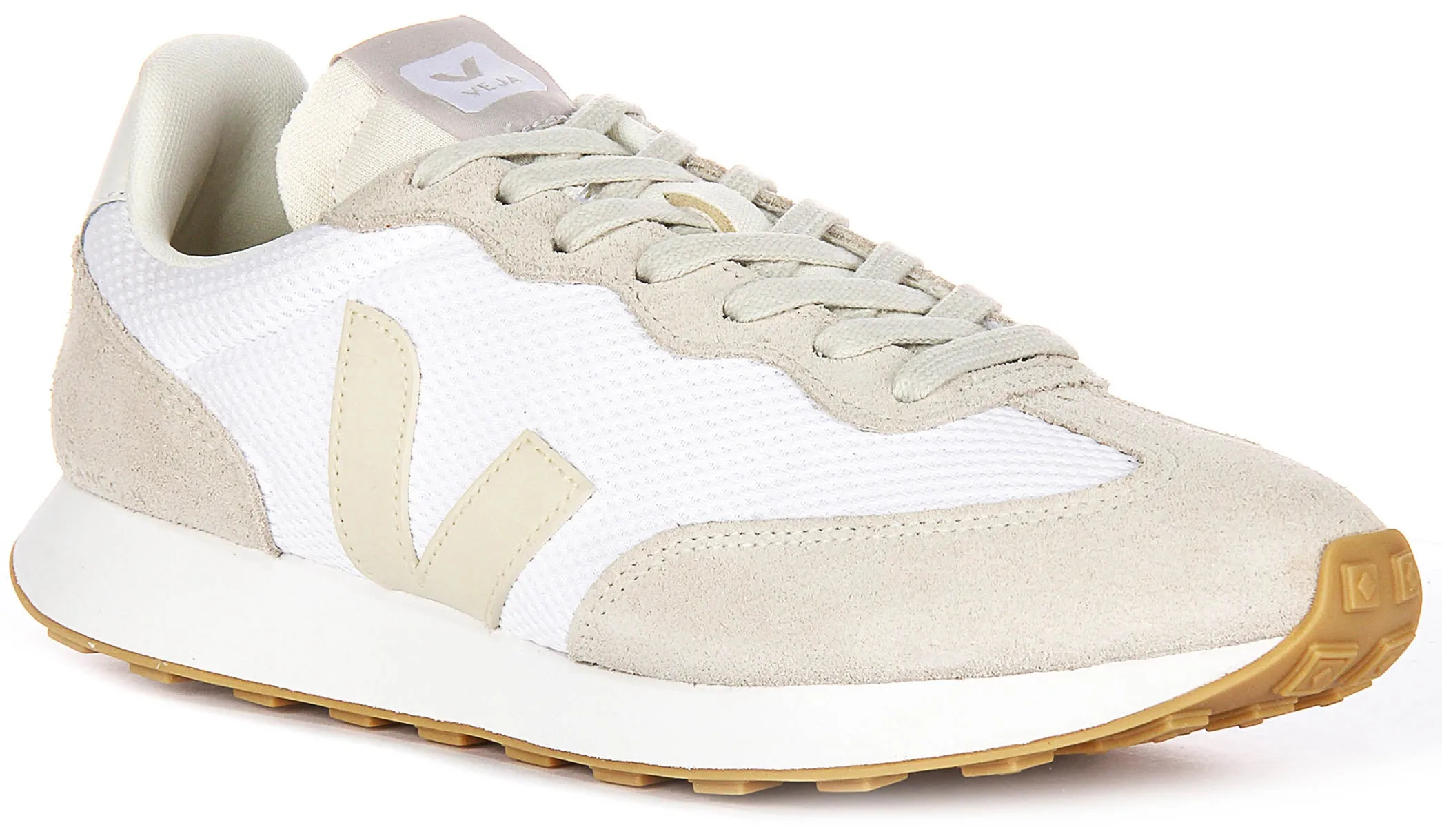 Veja Rio Branco II In White Grey For Men Stretch Phase Recovery Aid