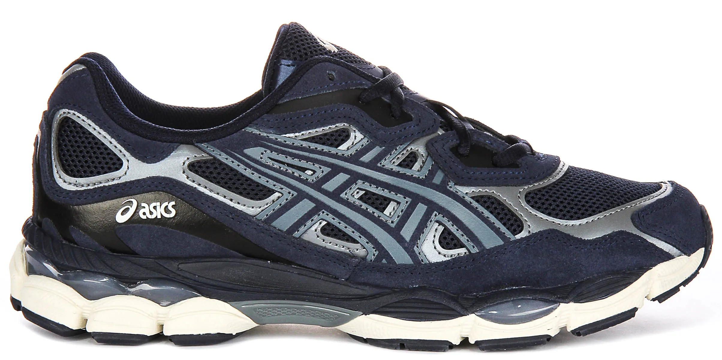 Water Resistant Asics Gel NYC In Navy Trainers for Men