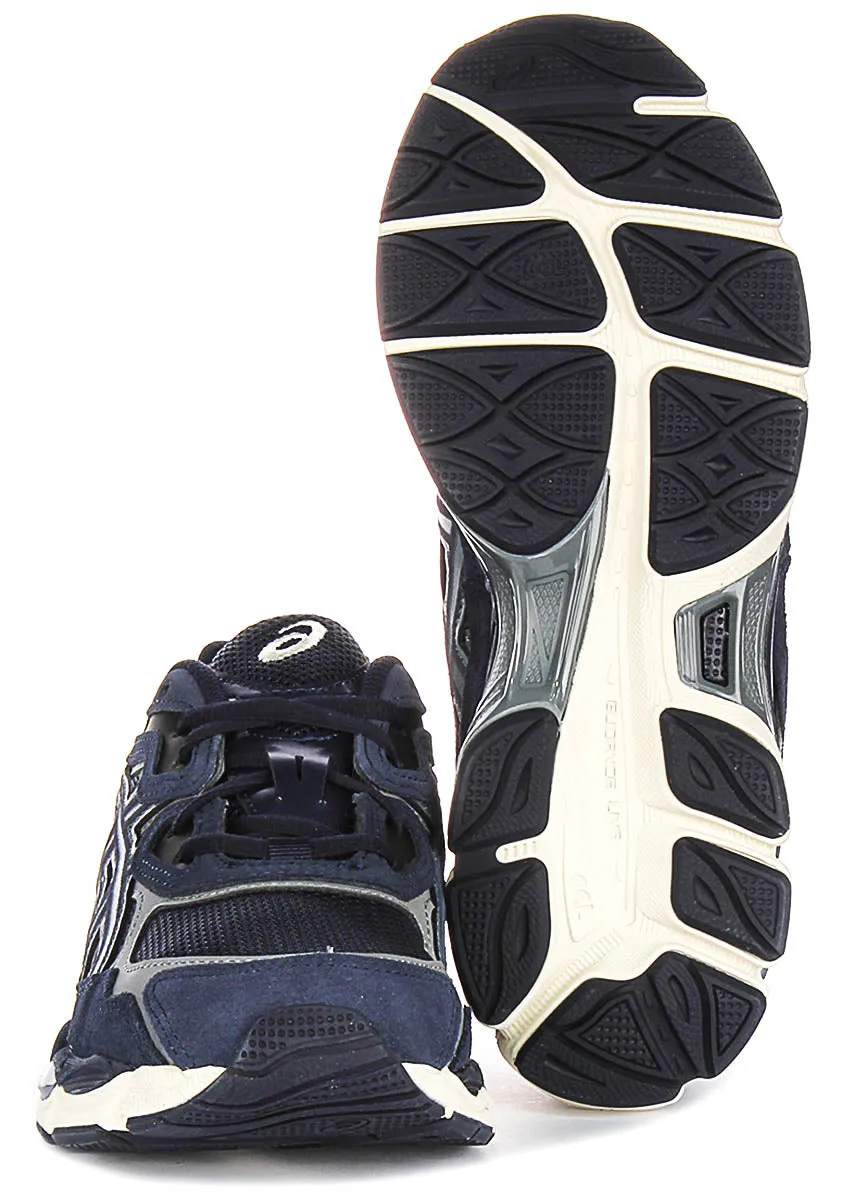 Water Resistant Asics Gel NYC In Navy Trainers for Men