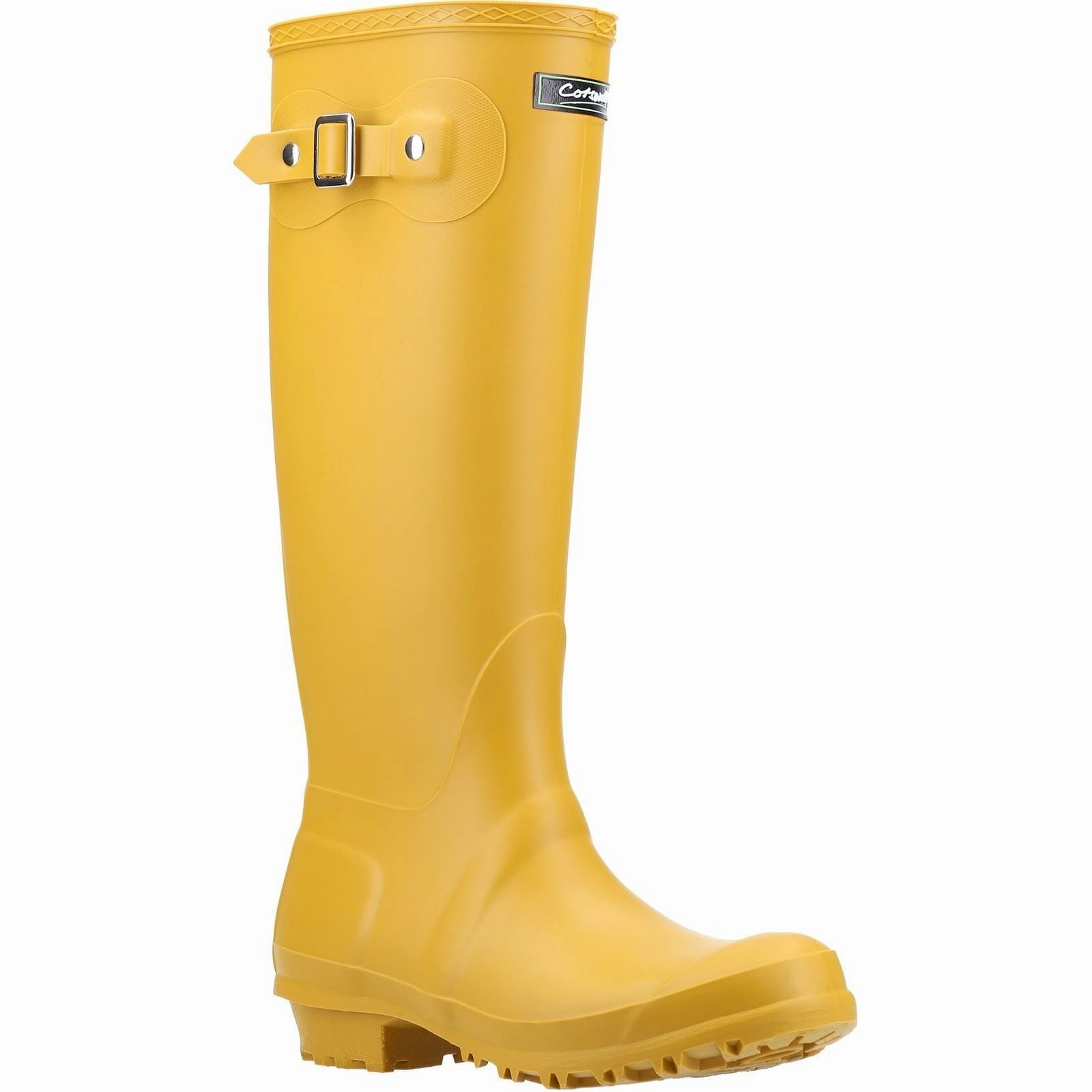 Cotswold Sandringham PVC Mustard Wellington Boots Functional Boots Cozy Step