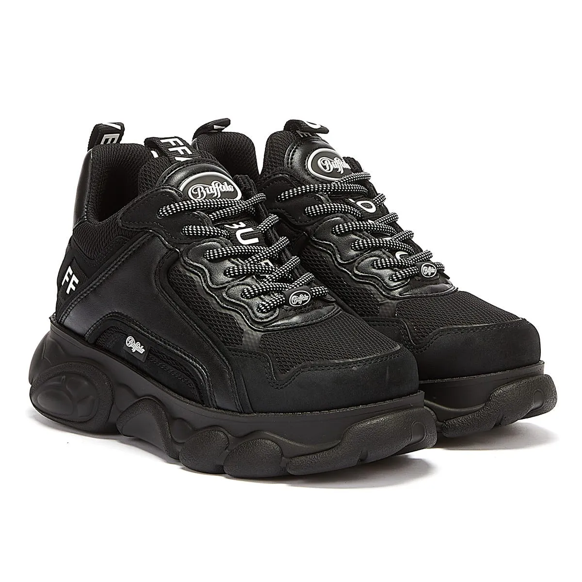 Stable Form Buffalo Chai Womens Black Trainers