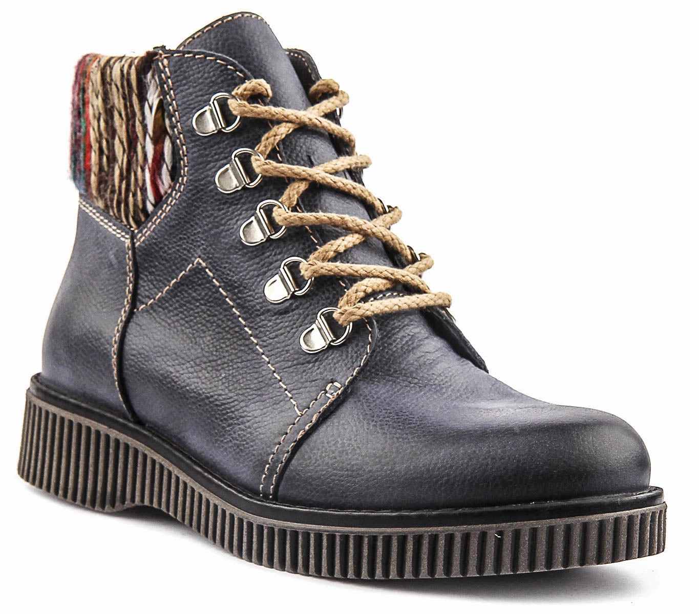 Justinreess England Grace In Navy For Women Trail grip Slope Ready