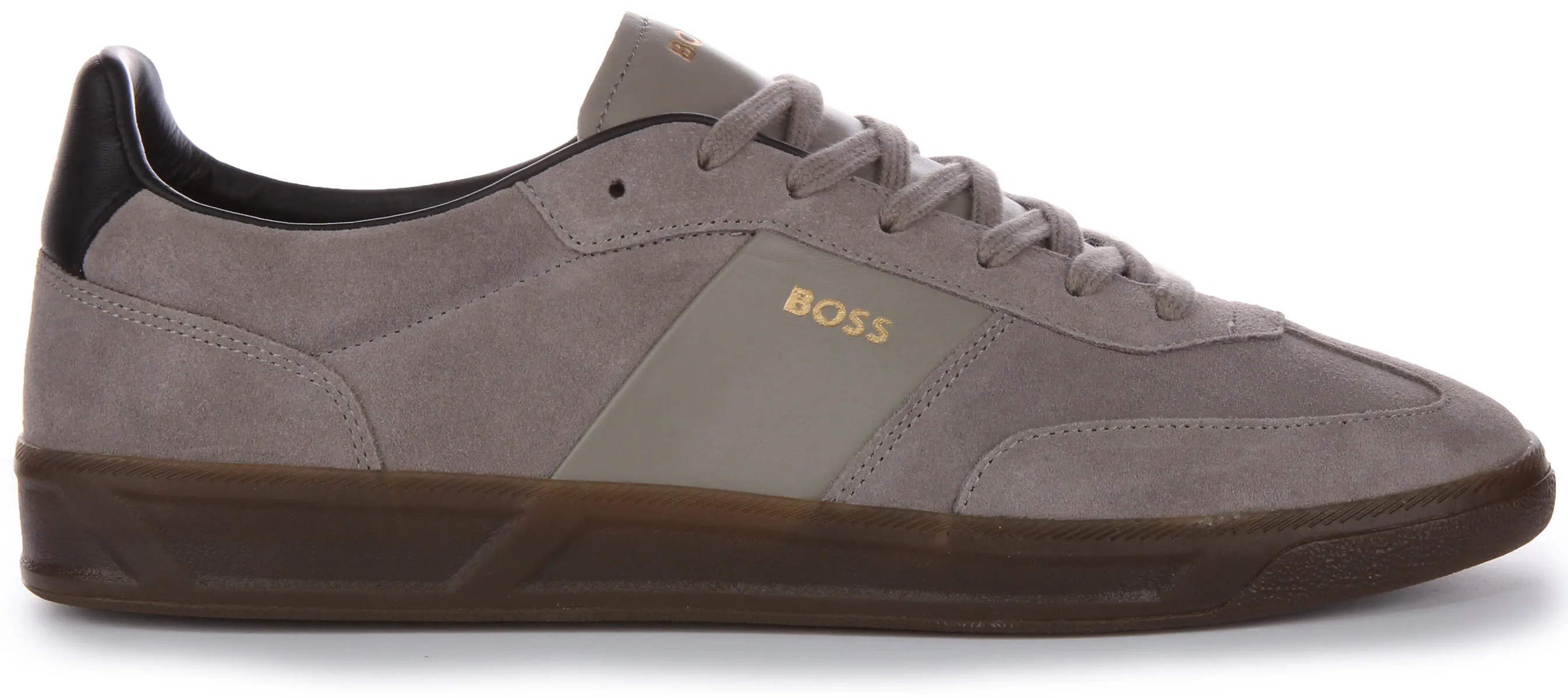Wear All Boss Brandon Tennis Suede In Grey For Men